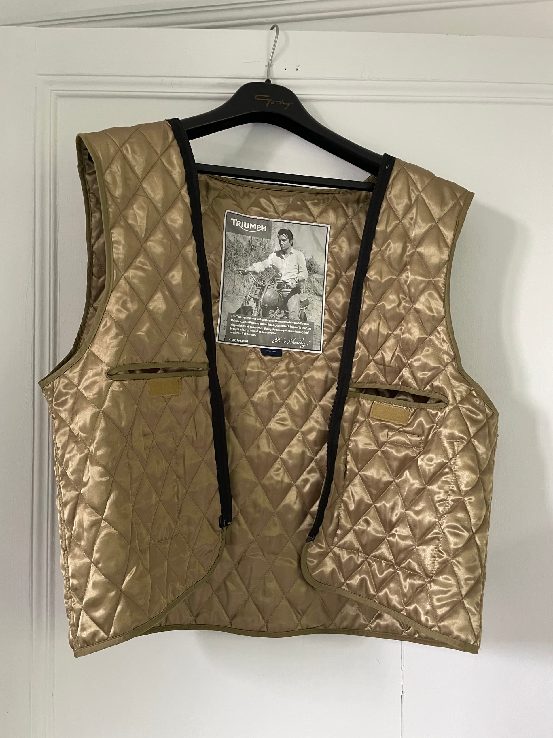 Veste moto en cuir Triumph Elvis — photo 3/5
