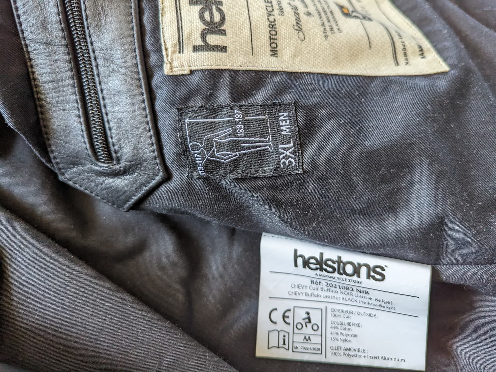 Blouson cuir helstons — photo 4/5