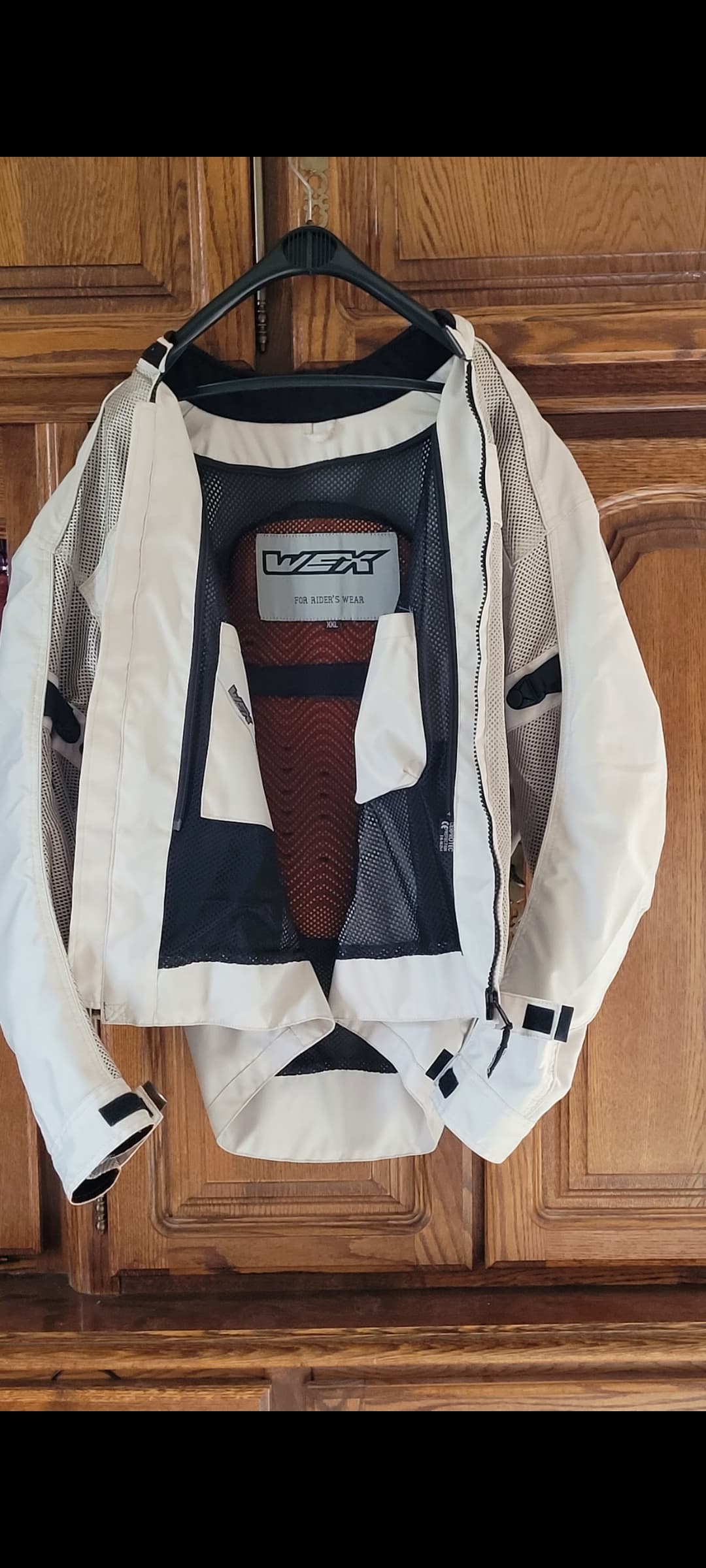 Blouson moto été mixte