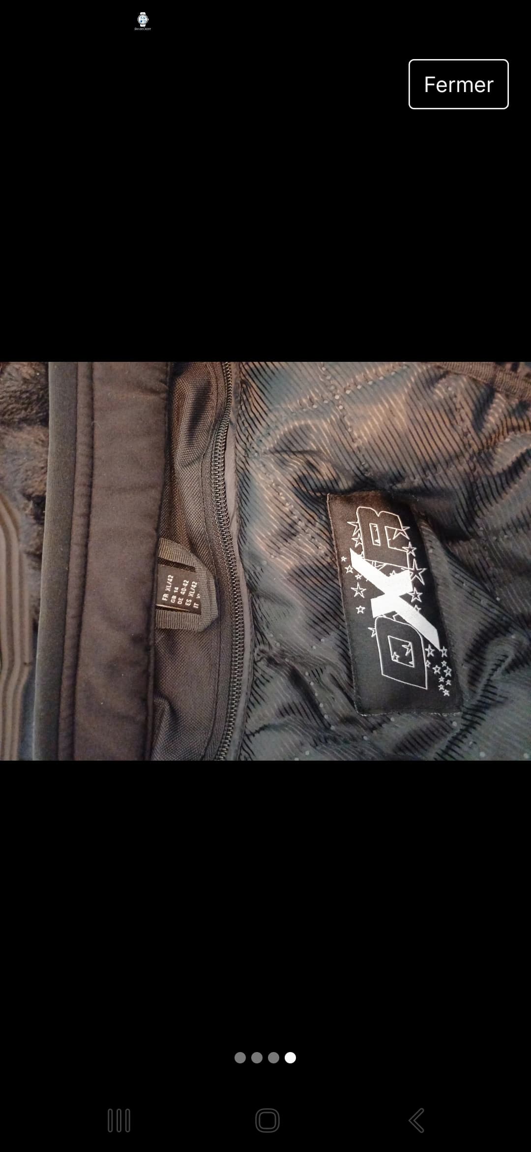 Manteau moto femme — photo 3/4