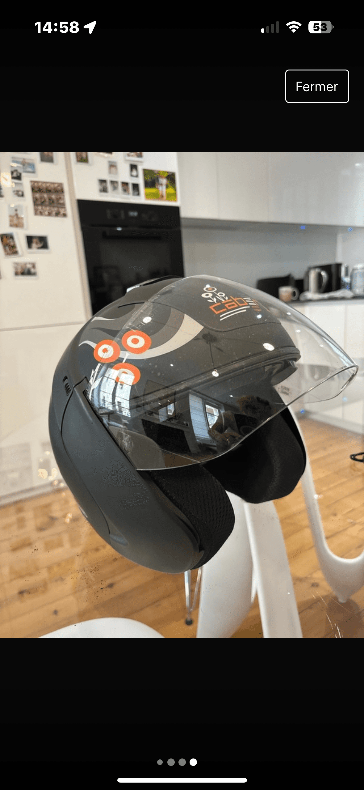 Casque moto scooter femme Caberg Downtown Gipsy S — photo 2/4