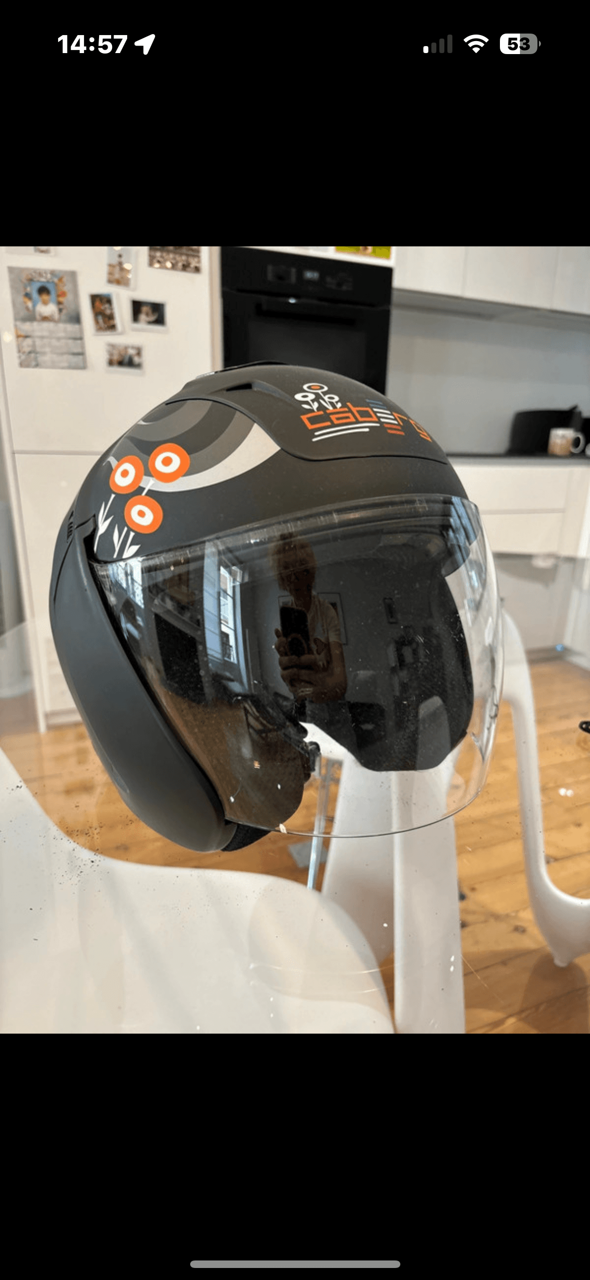 Casque moto scooter femme Caberg Downtown Gipsy S — photo 4/4