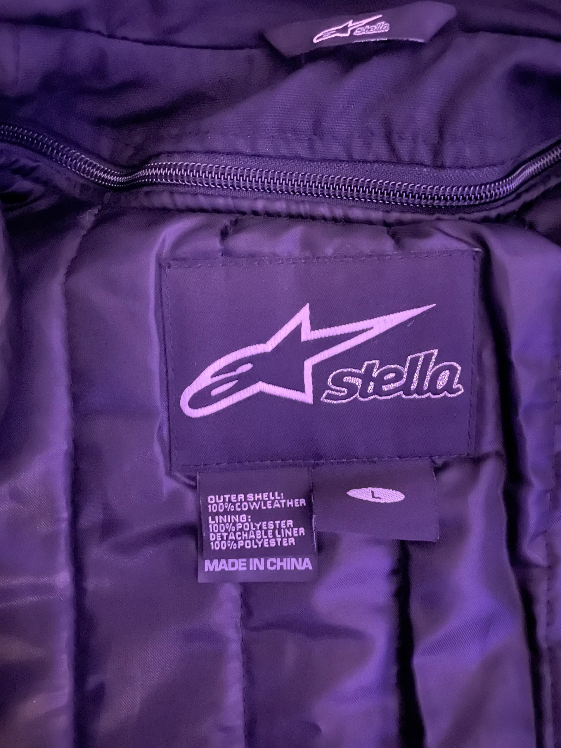 Blouson veste en cuir alpinestars Stella femme — photo 4/5