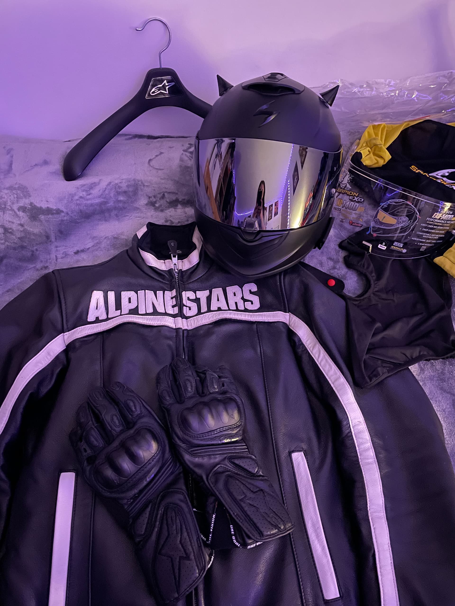 Blouson veste en cuir alpinestars Stella femme — photo 5/5