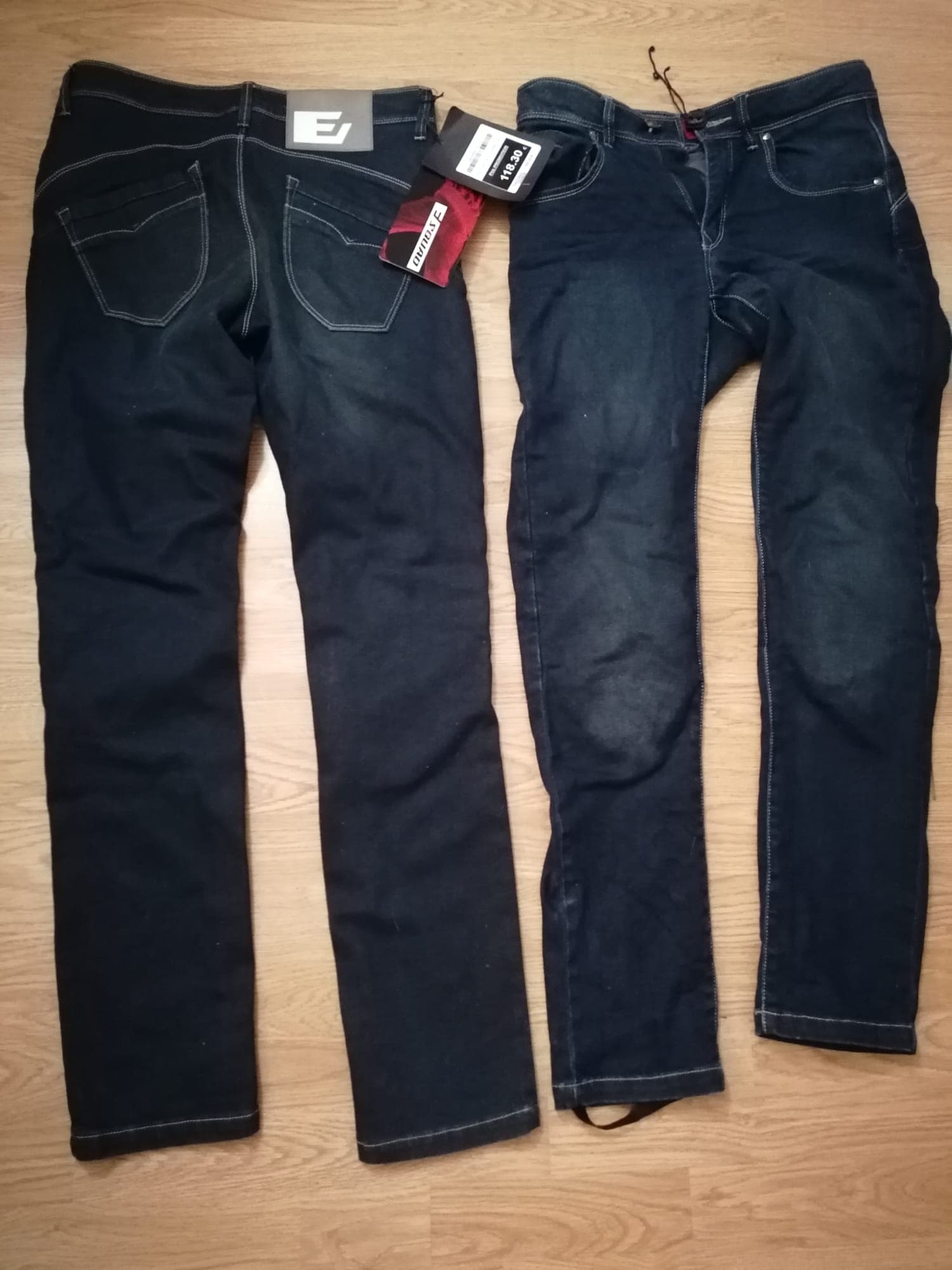 2 jeans moto femme Esquad