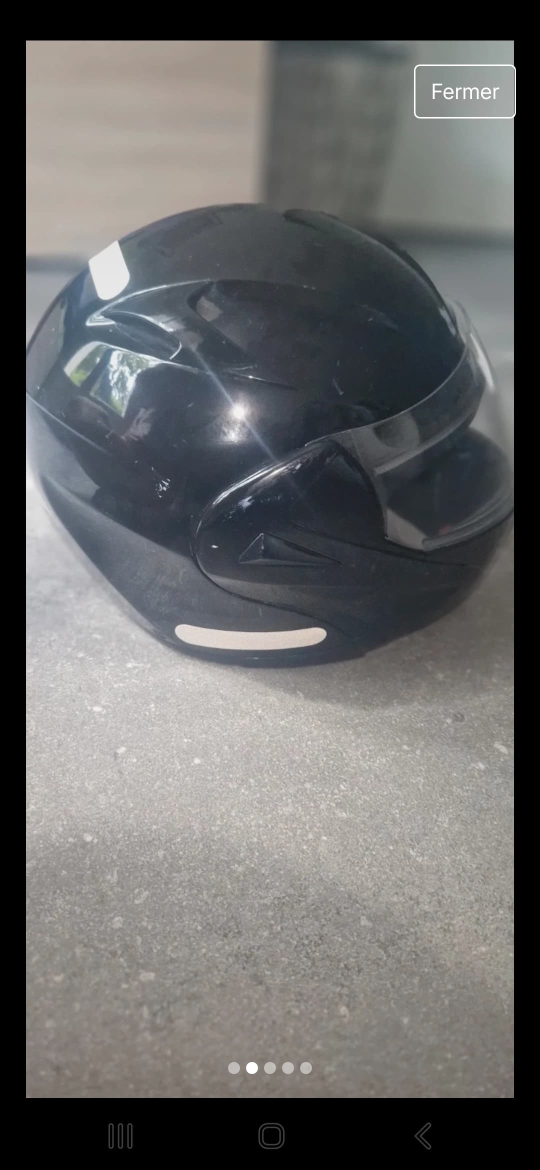 Casque moto Modulable