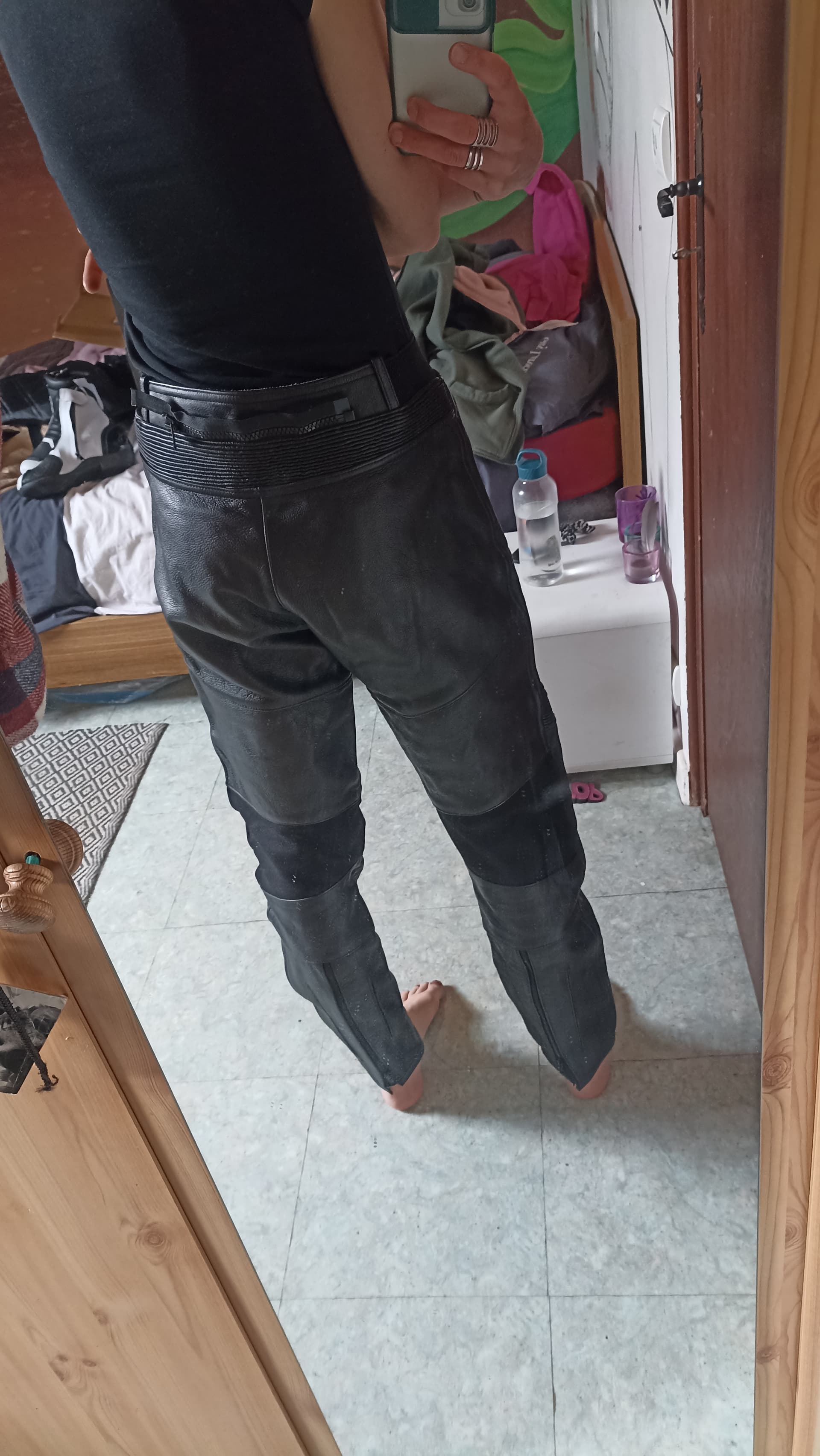 Pantalon cuir femme bering M