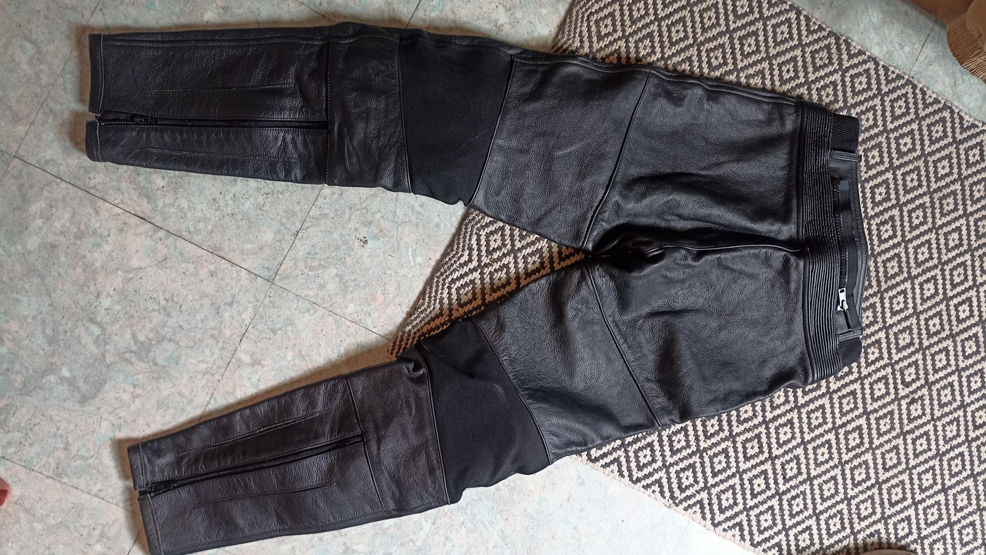 Pantalon cuir femme bering M — photo 2/5