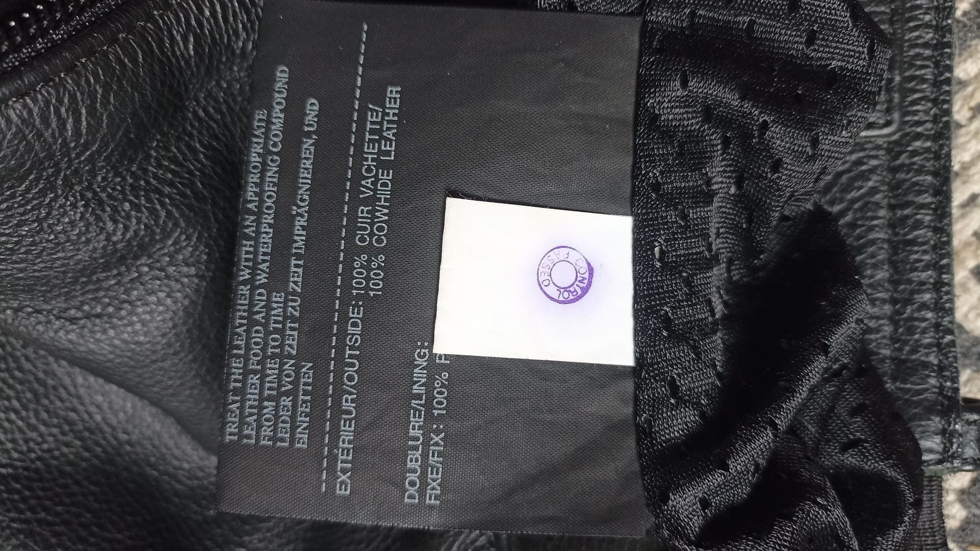 Pantalon cuir femme bering M — photo 5/5
