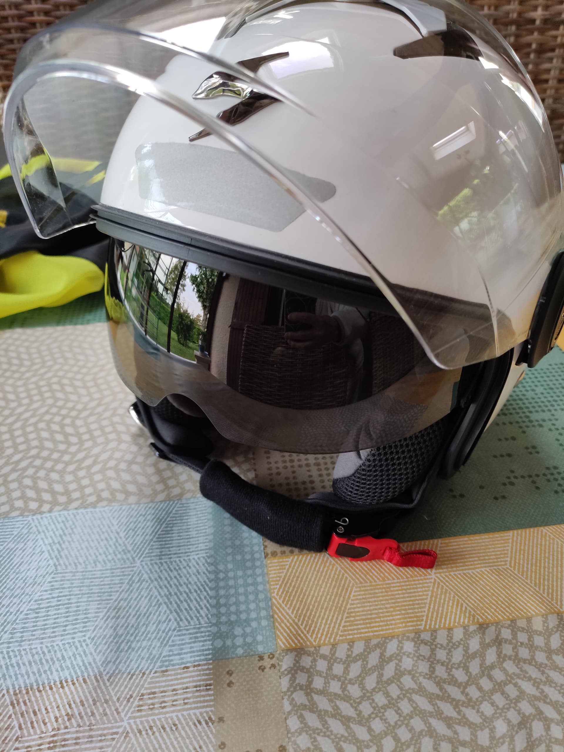 Casque scorpion Exo city XS blanc — photo 4/5