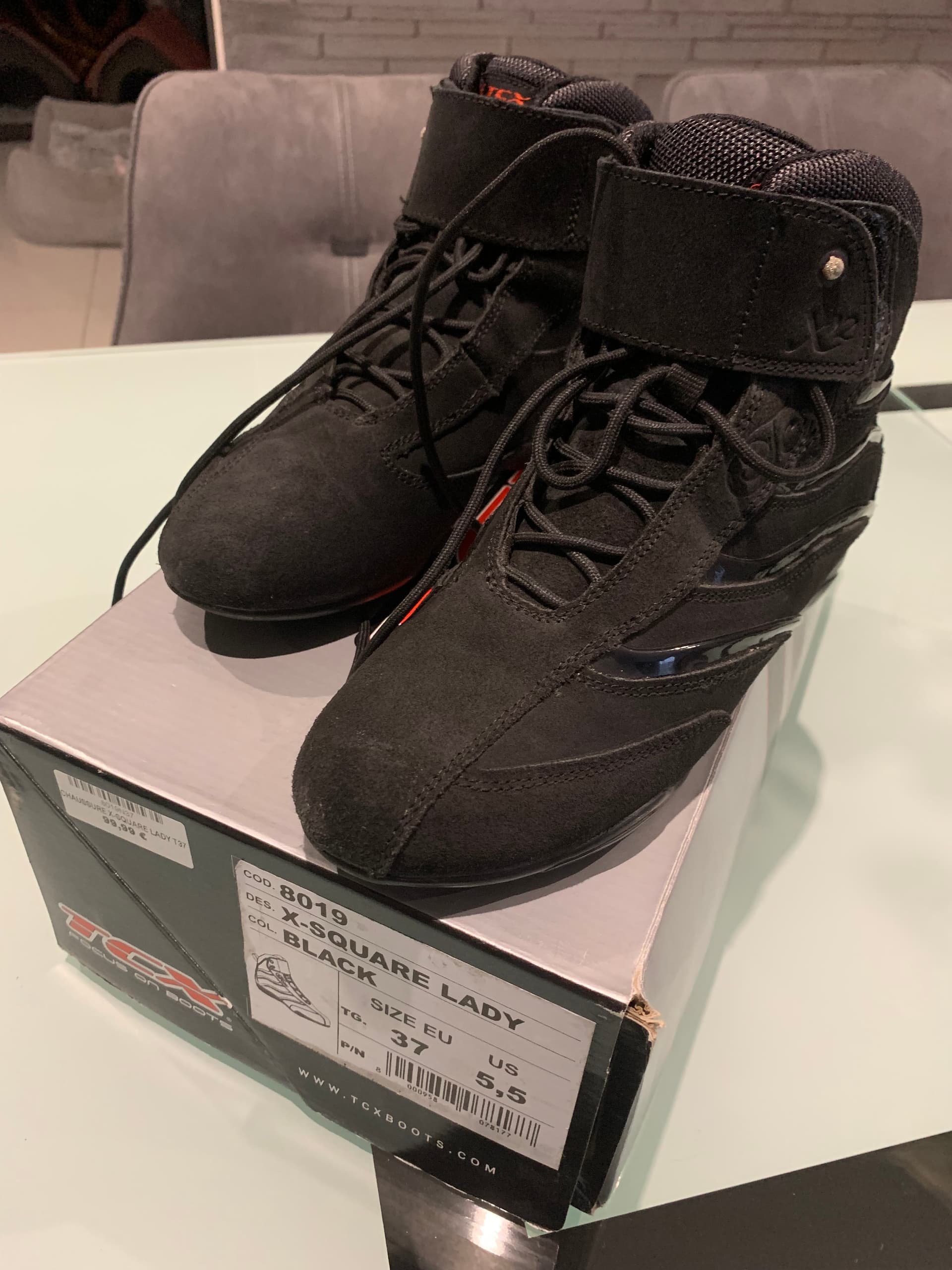 Chaussures moto femme