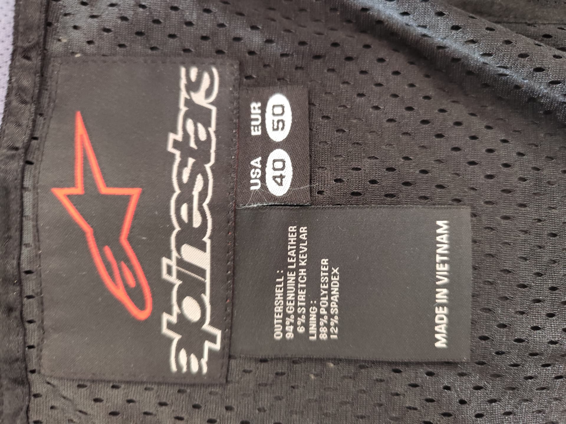 Blouson cuir alpinestar ione Goal one vision — photo 3/4