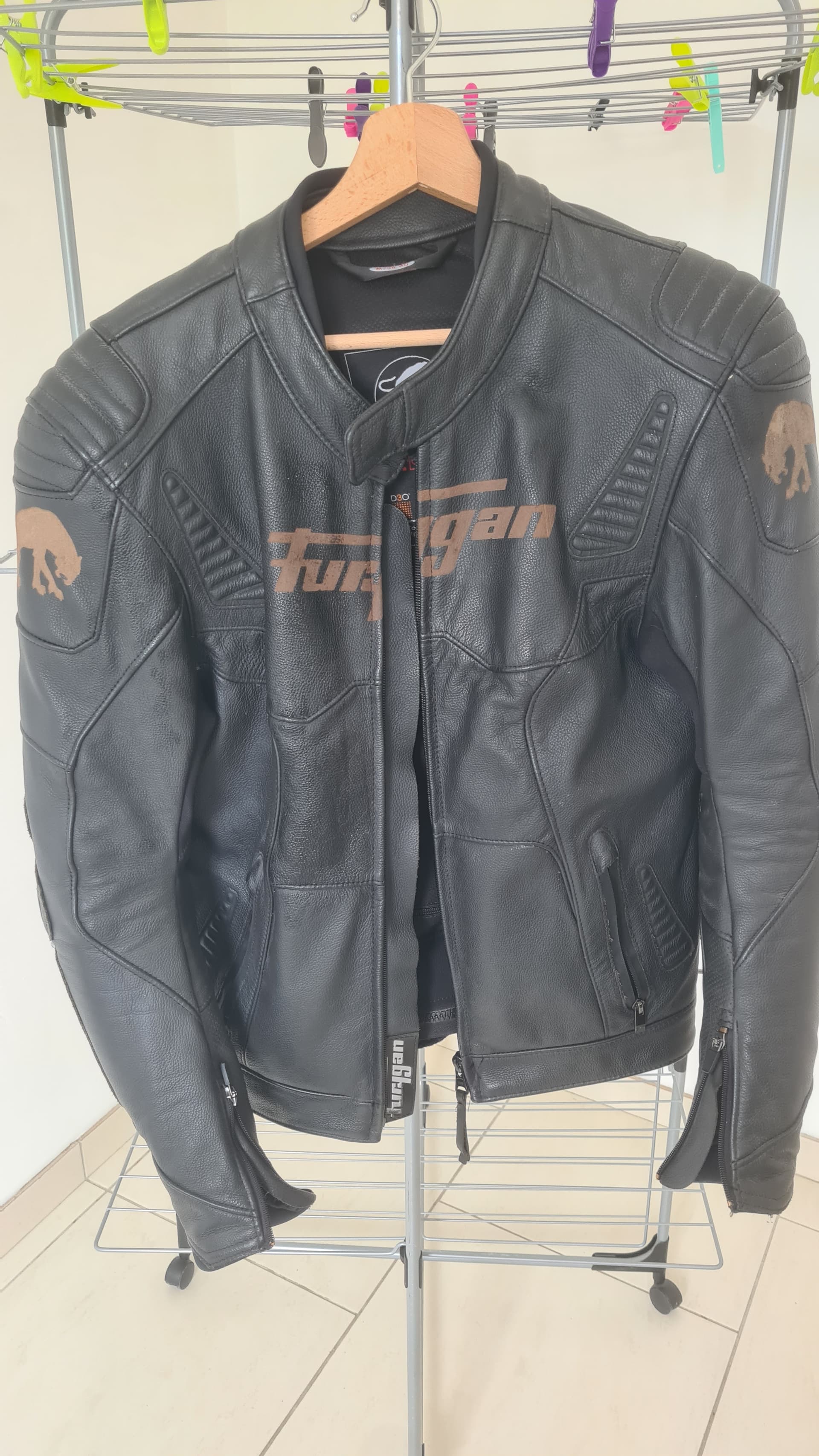 Veste cuire Fyrygan