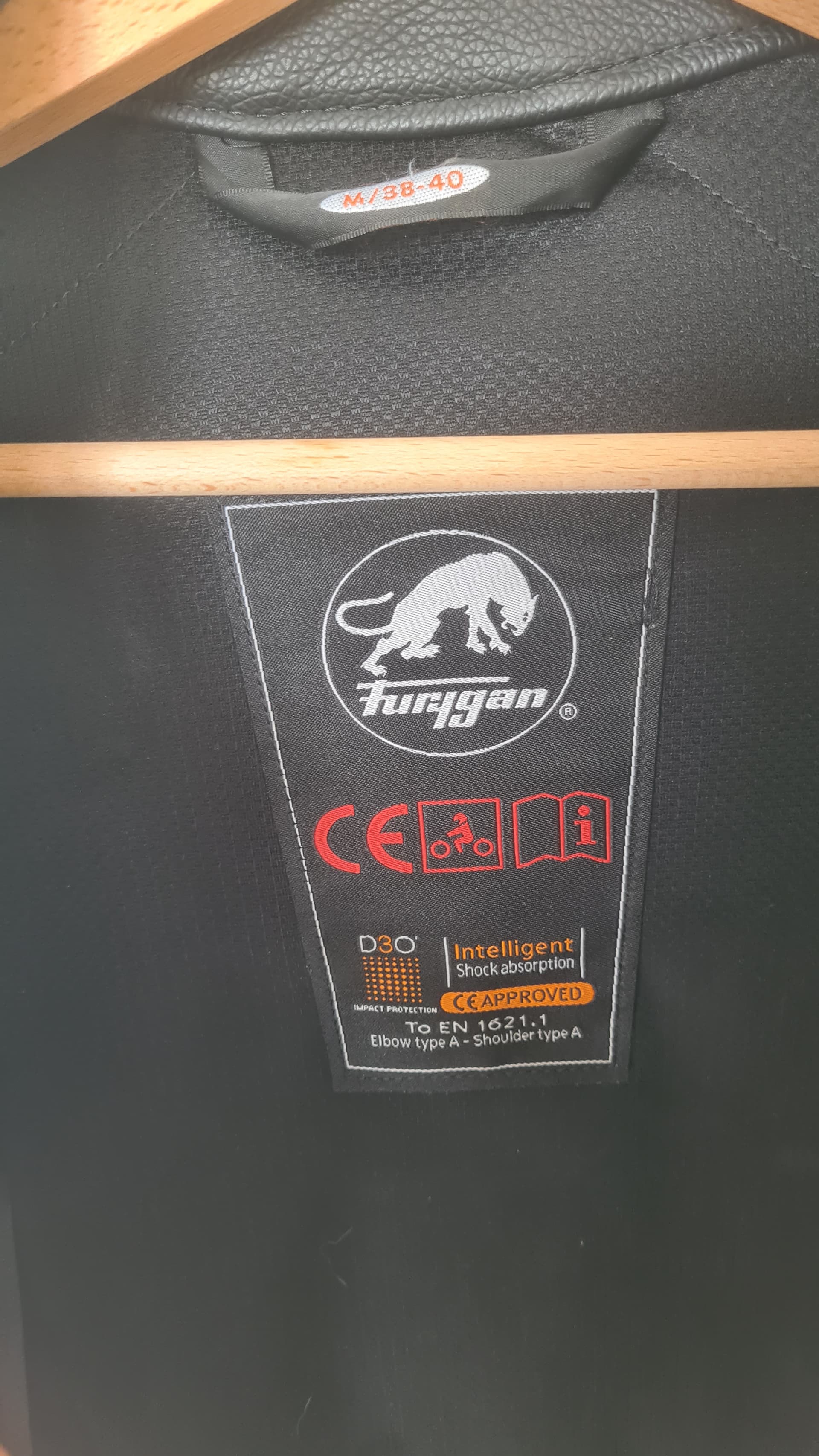 Veste cuire Fyrygan — photo 3/4