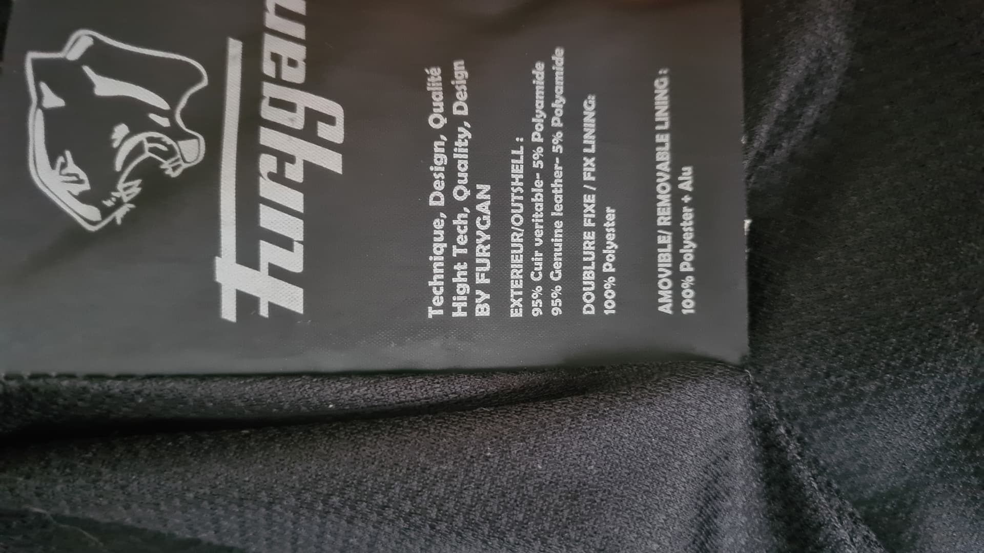 Veste cuire Fyrygan — photo 4/4