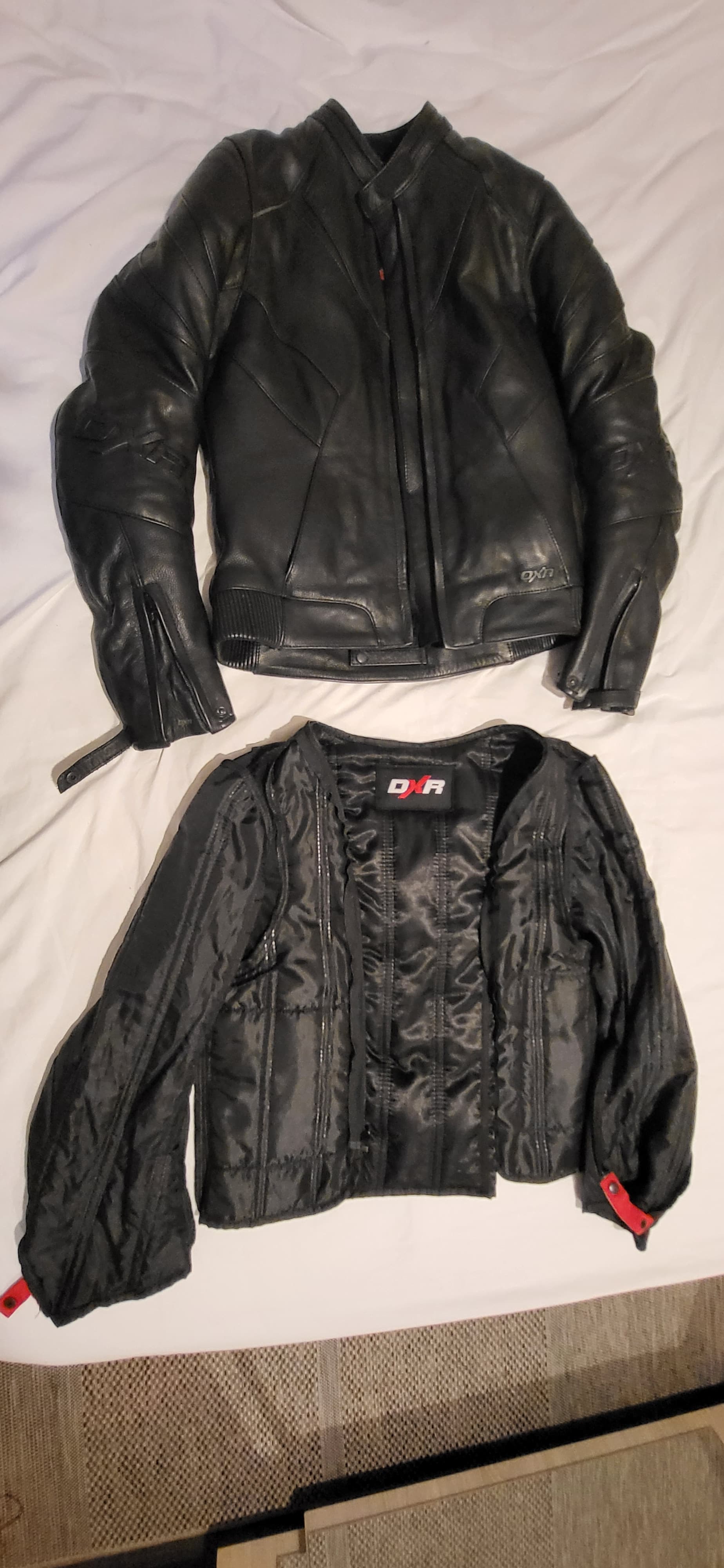 Blouson cuire noir pour femme — photo 2/4