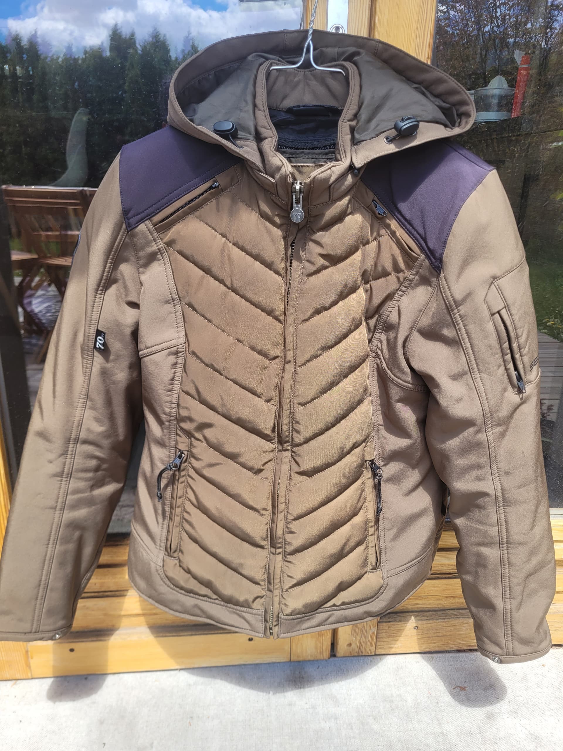 Blouson moto femme Segura Modèle Natcho marron