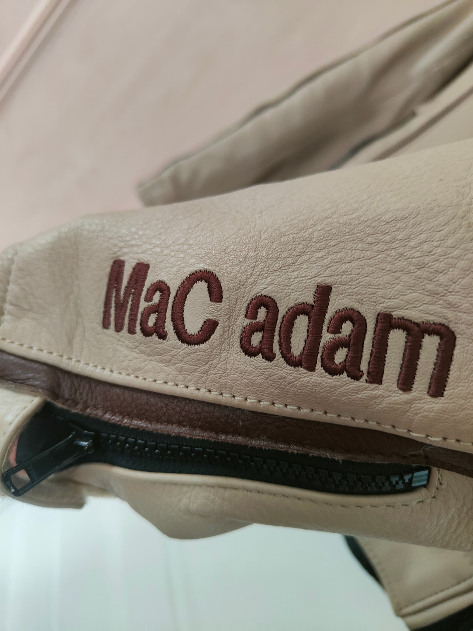 Veste en cuir Mc Adam — photo 1/5