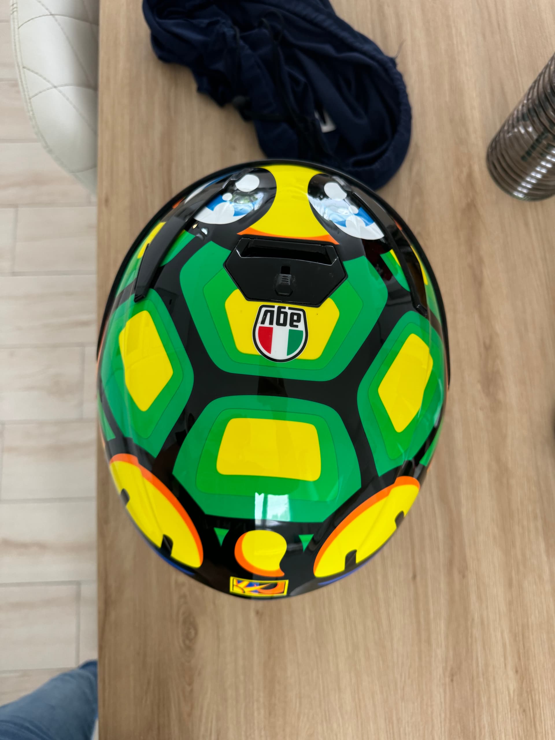 Casque moto Valentino Rossi tortue