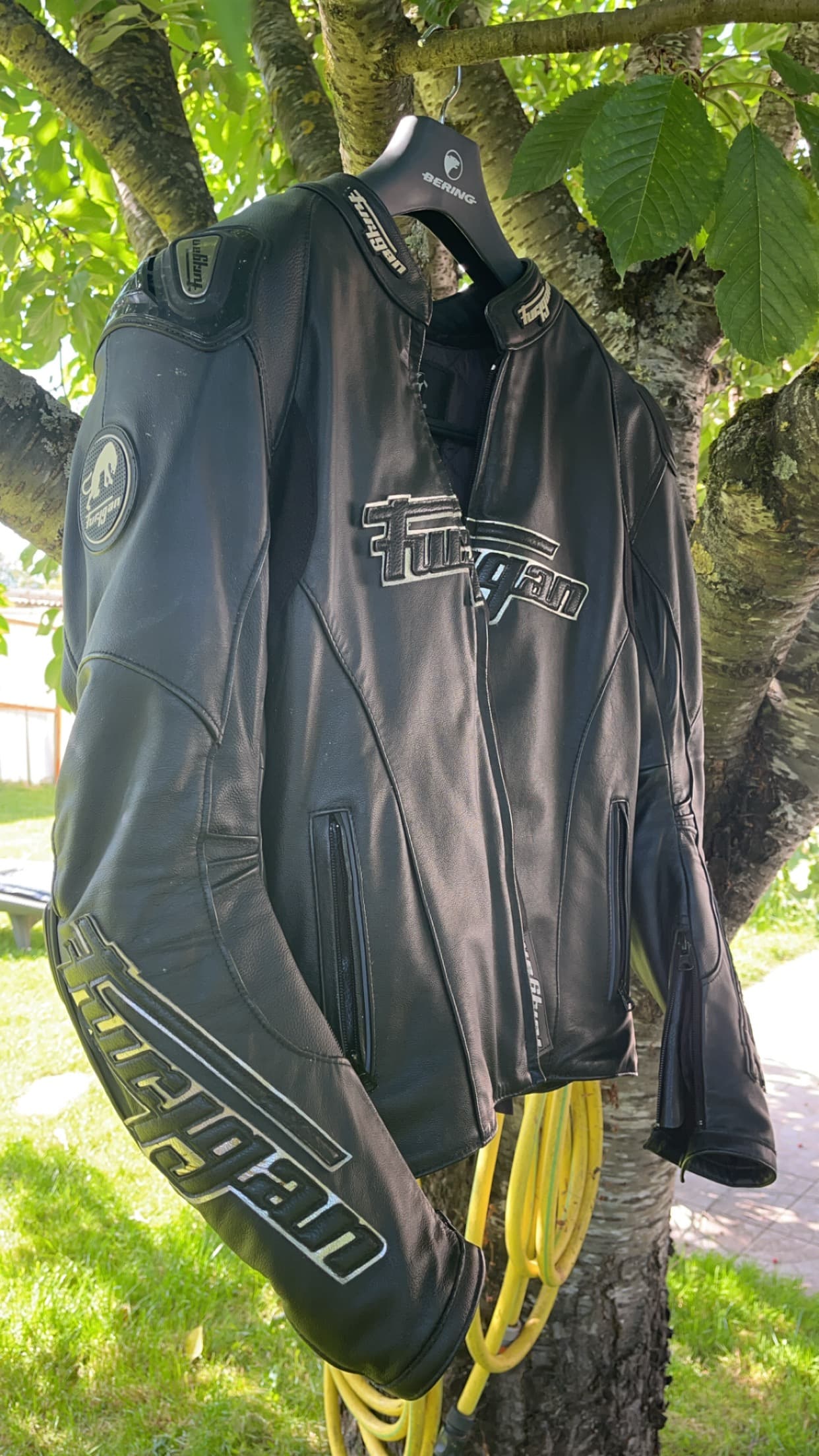 Blouson moto cuir — photo 2/5