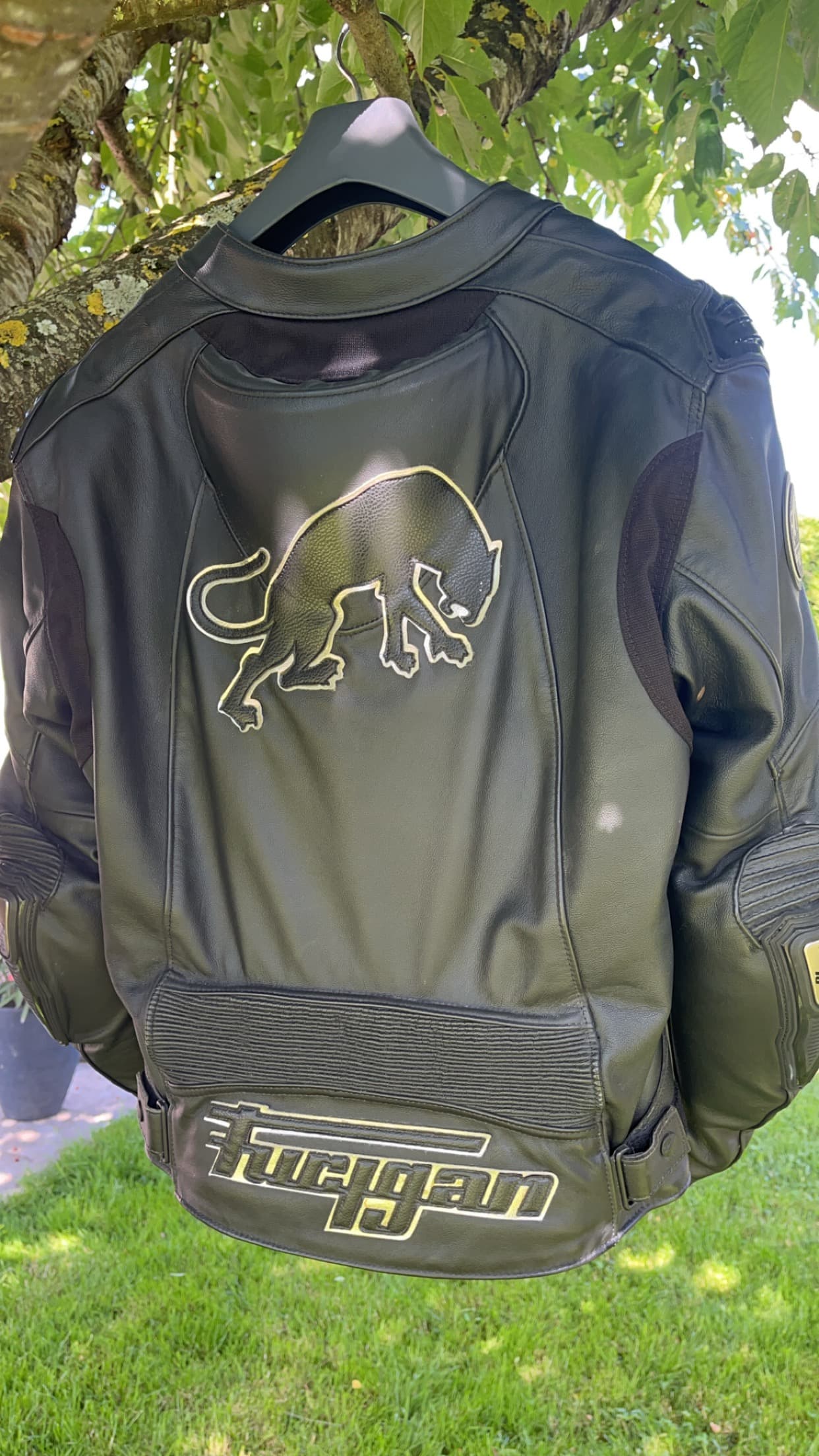 Blouson moto cuir — photo 3/5