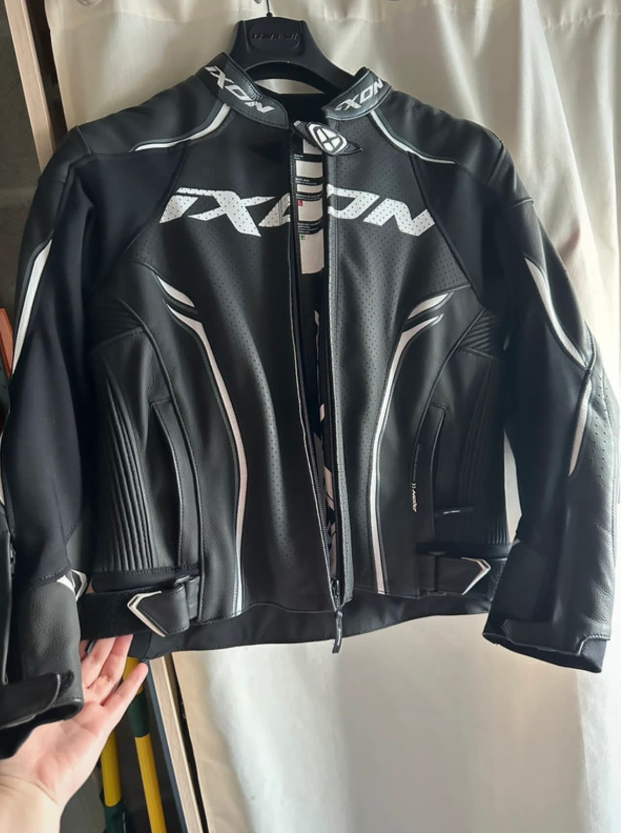 Manteau cuir moto femme - IXON Vortex — photo 2/4