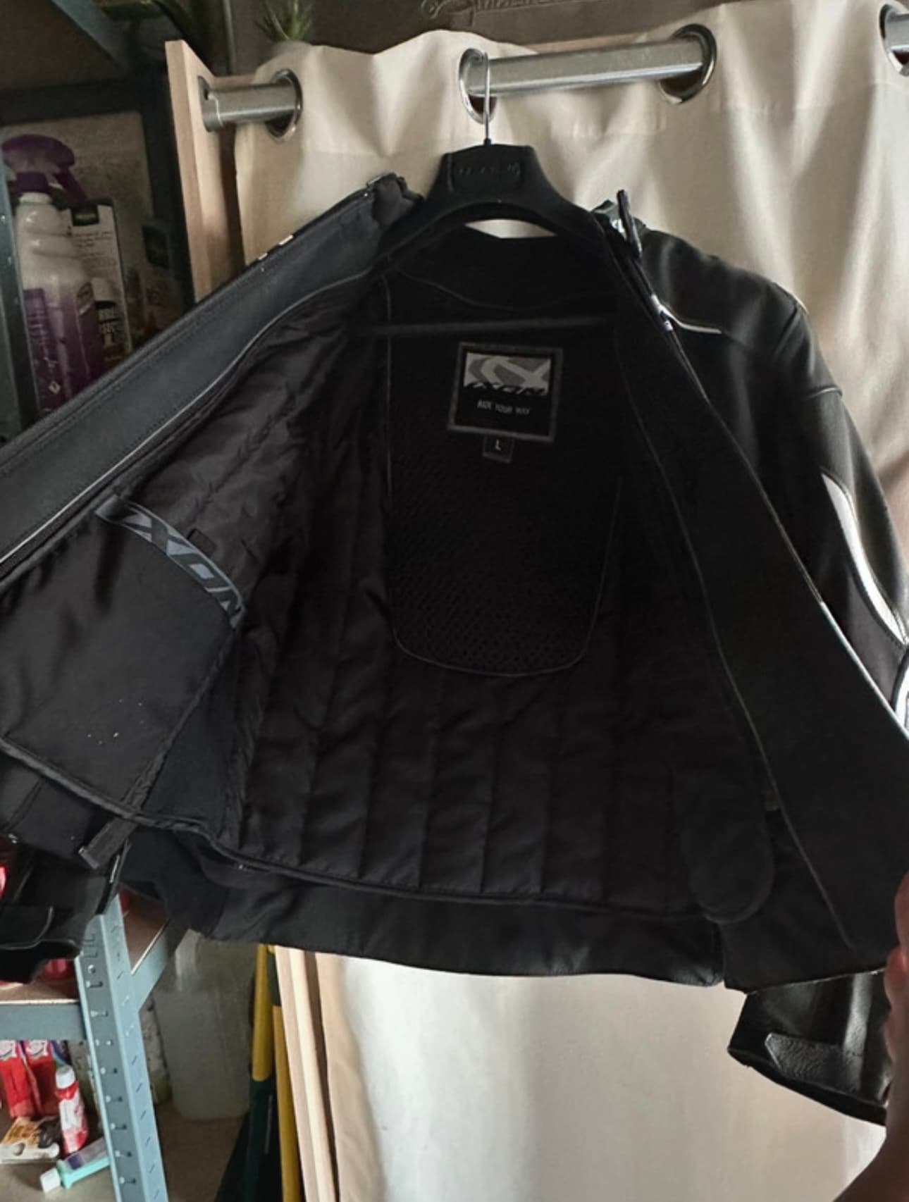 Manteau cuir moto femme - IXON Vortex — photo 3/4
