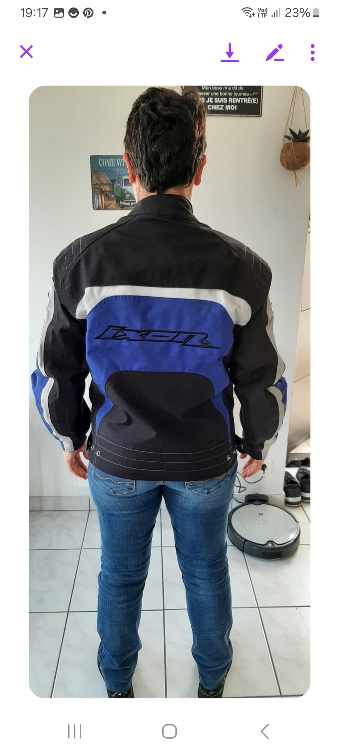 Blouson moto mi saison mixte( femme et homme) — photo 1/3