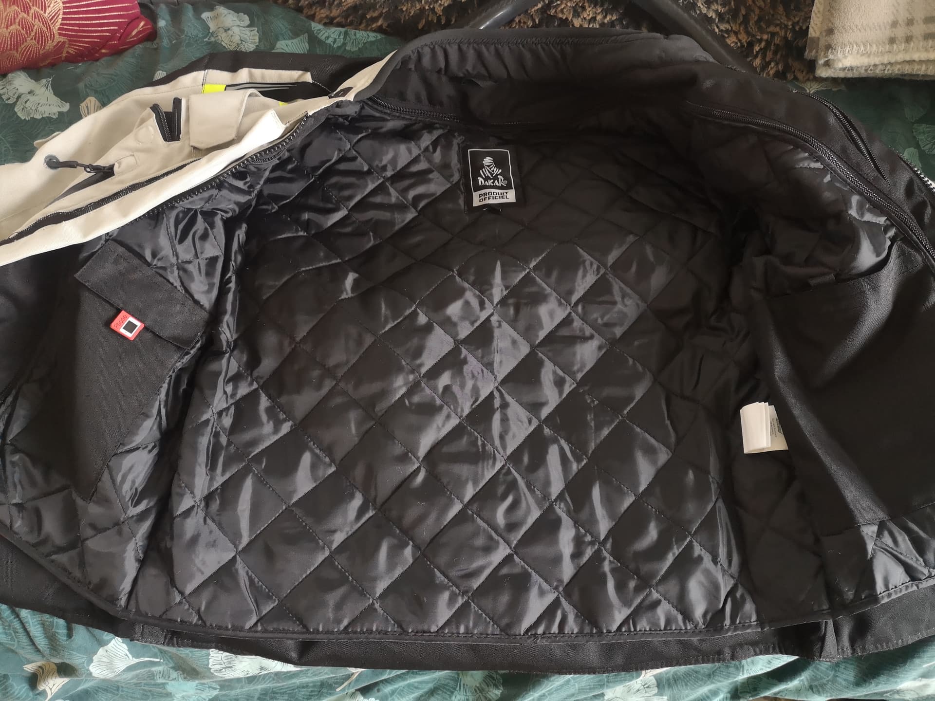 Veste moto Dakar Canberra gris clair — photo 3/4