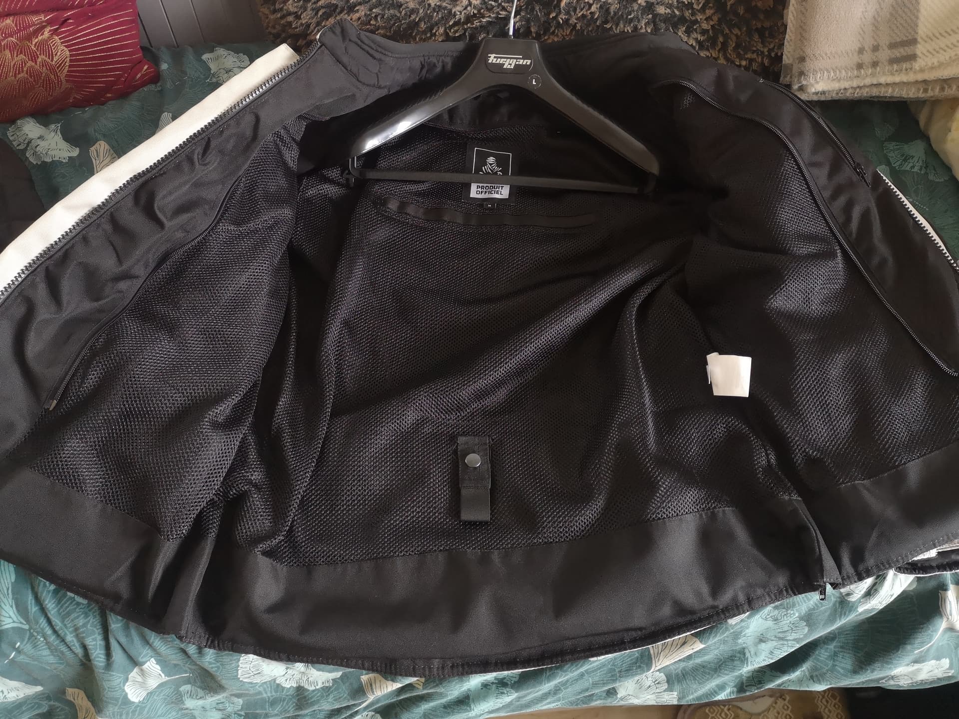 Veste moto Dakar Canberra gris clair — photo 4/4