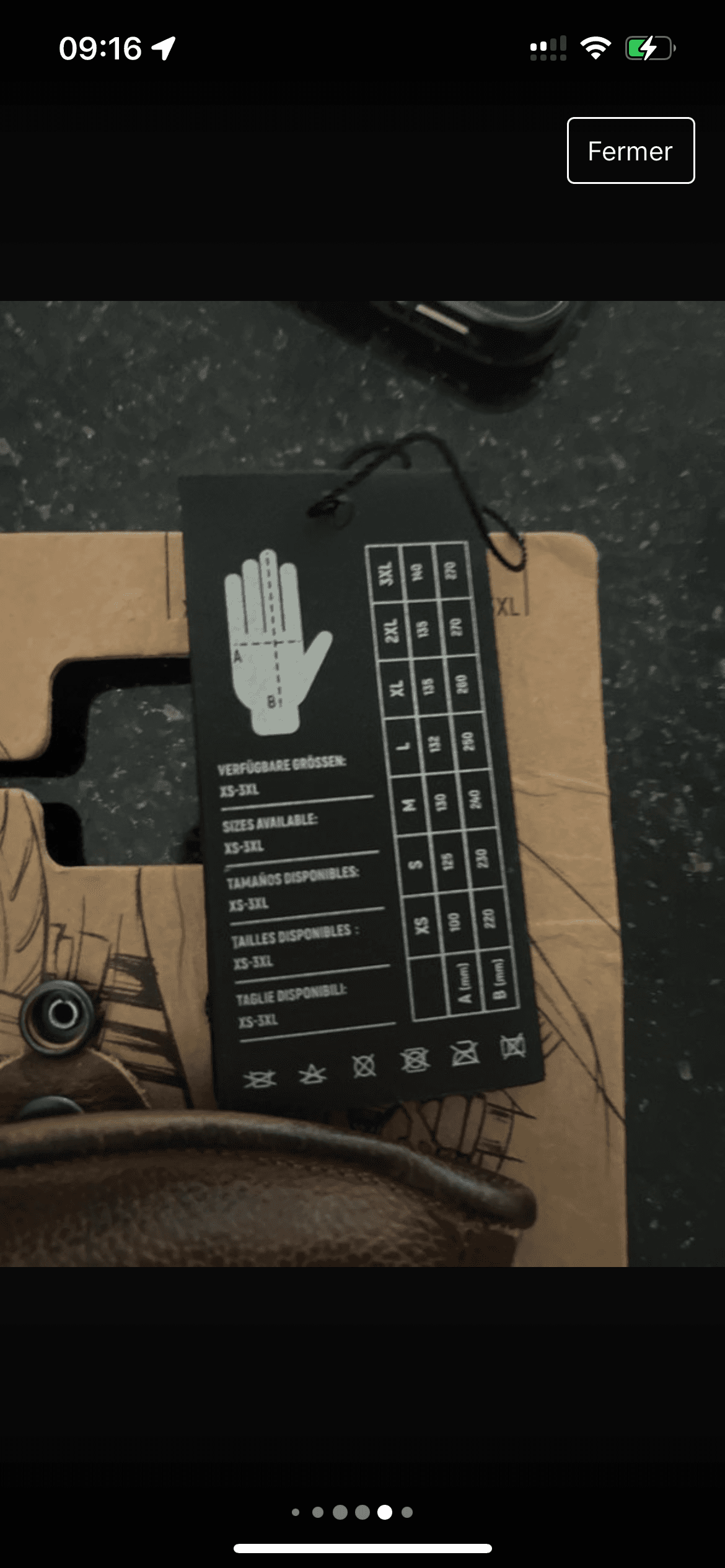 Gants moto cuir Mixte — photo 4/4