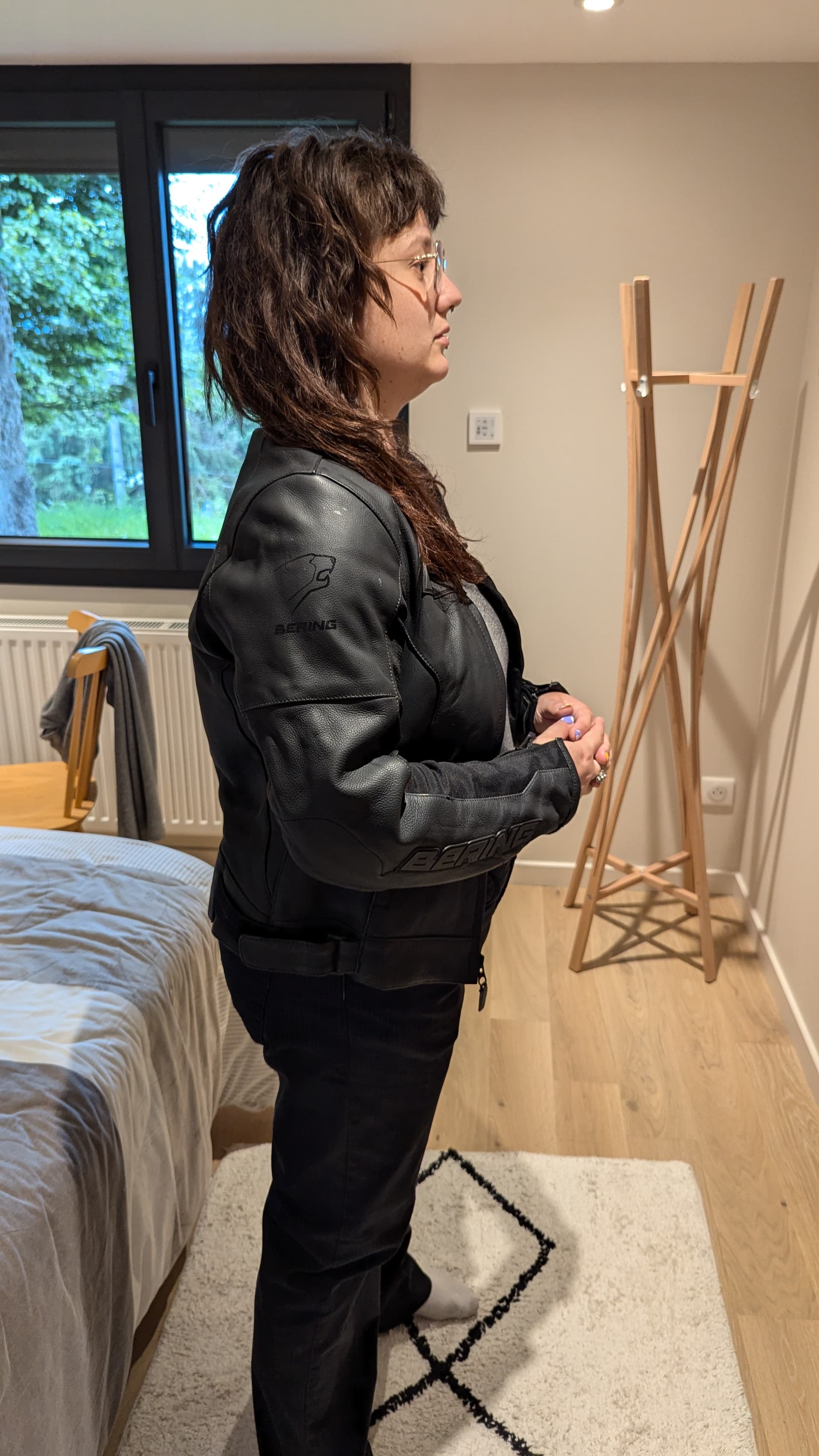 Blouson cuir Béring