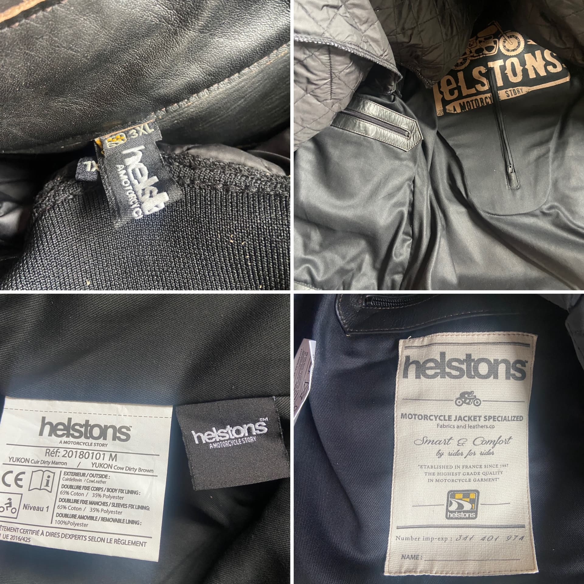 Cuir moto neuf Helstons — photo 3/5