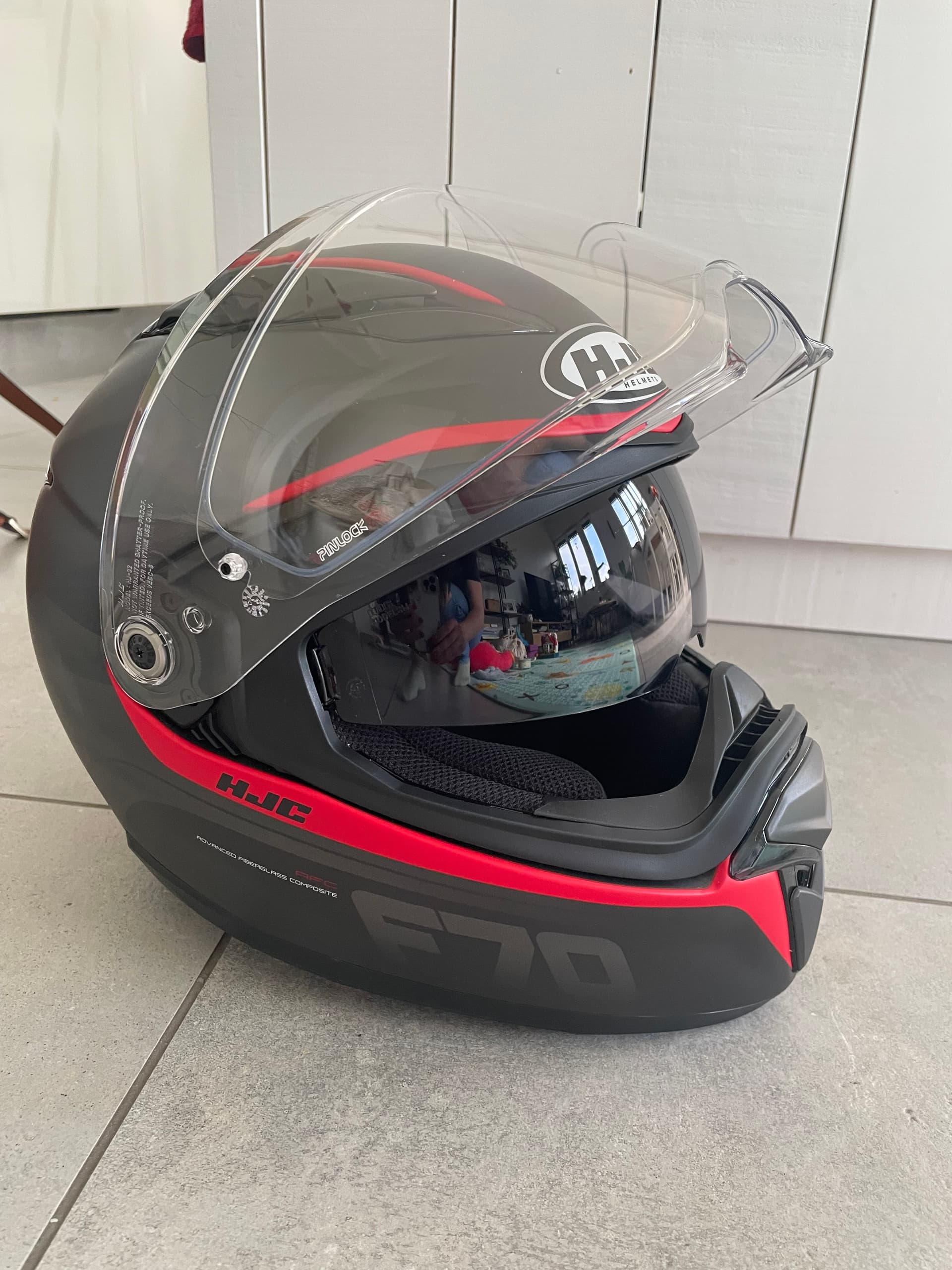Casque HJC Moto Integral F70 Feron MC1SF — photo 1/5