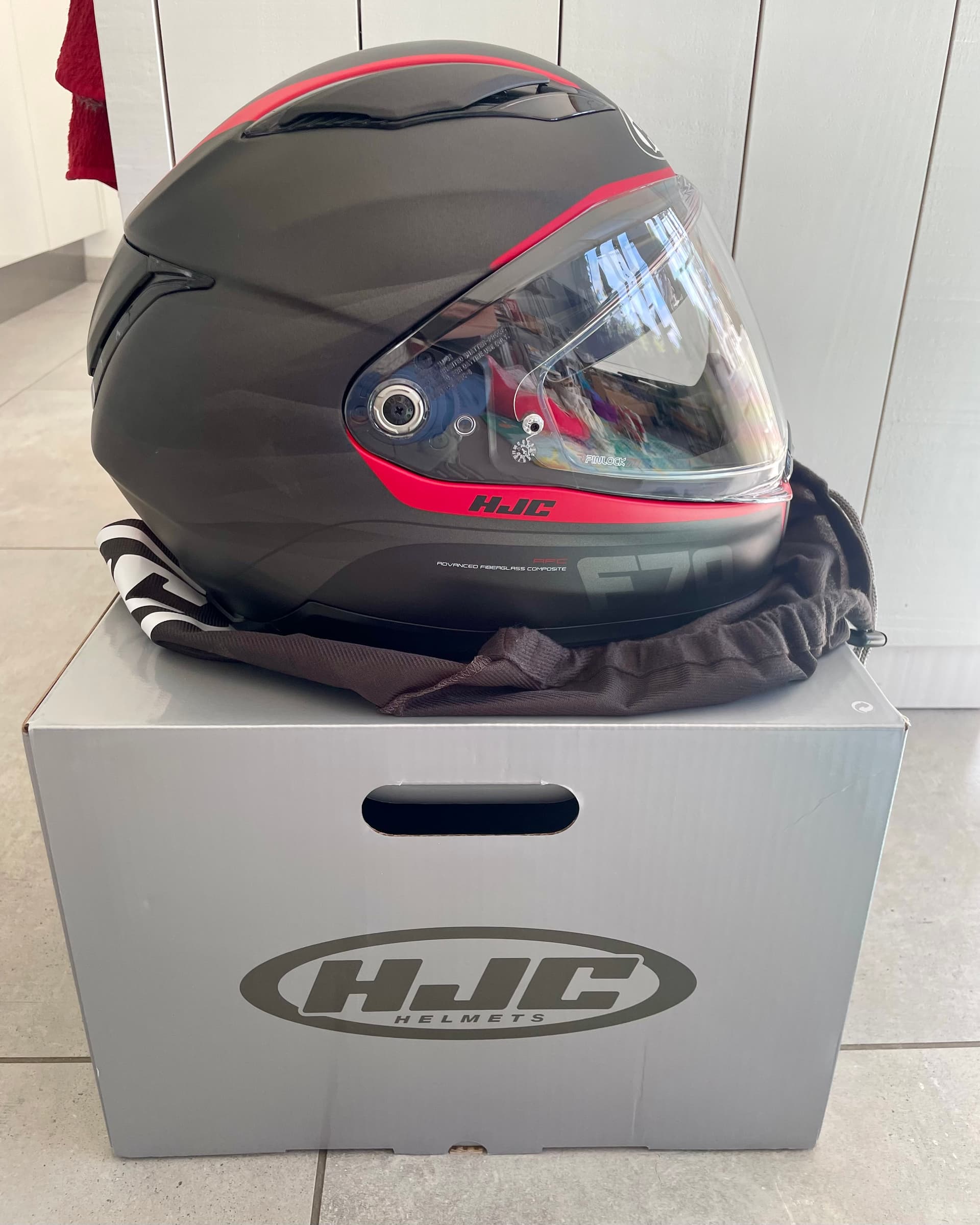 Casque HJC Moto Integral F70 Feron MC1SF — photo 3/5