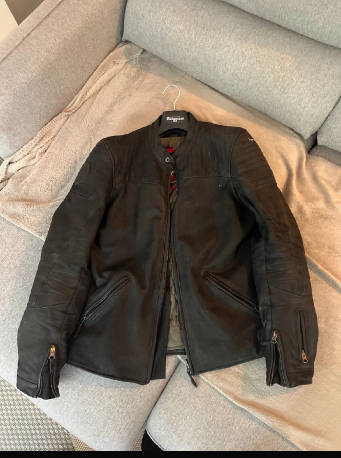 Blouson furygan cuir homme — photo 4/4