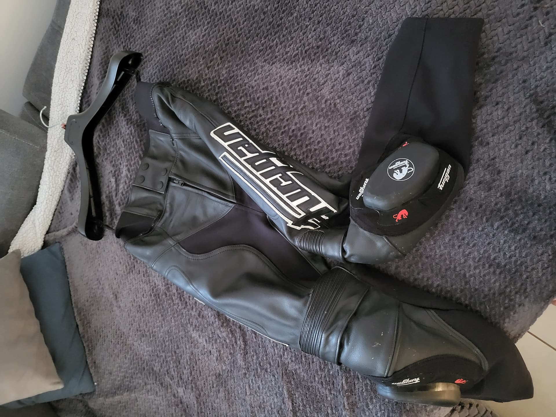 Combinaison deux pièces cuir furygan — photo 4/4