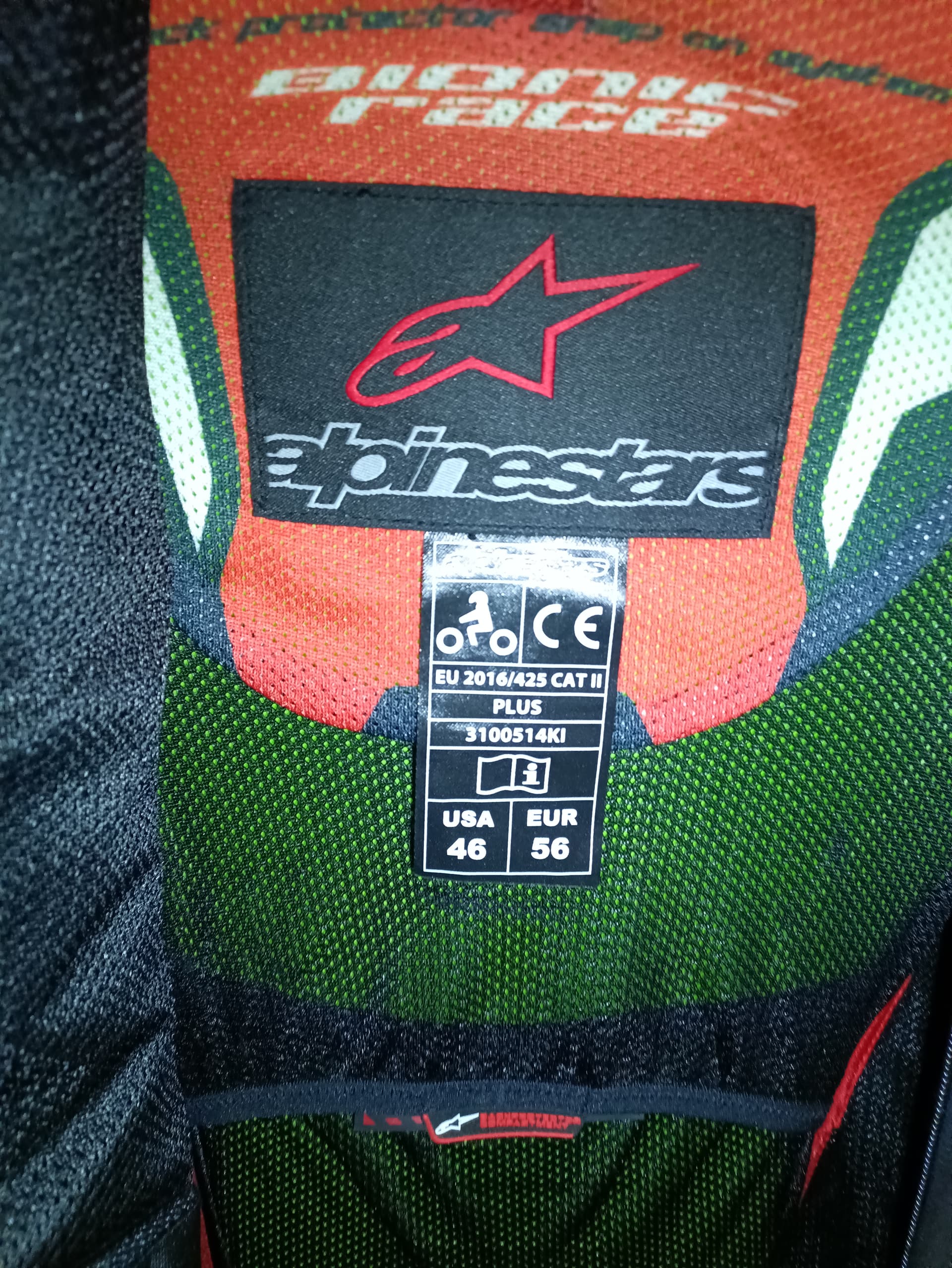 Blouson cuir homme alpinestar plus — photo 2/2