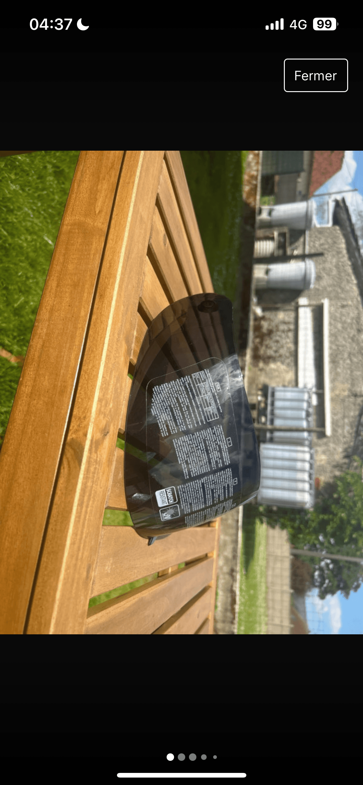 Visière fumée — photo 2/5