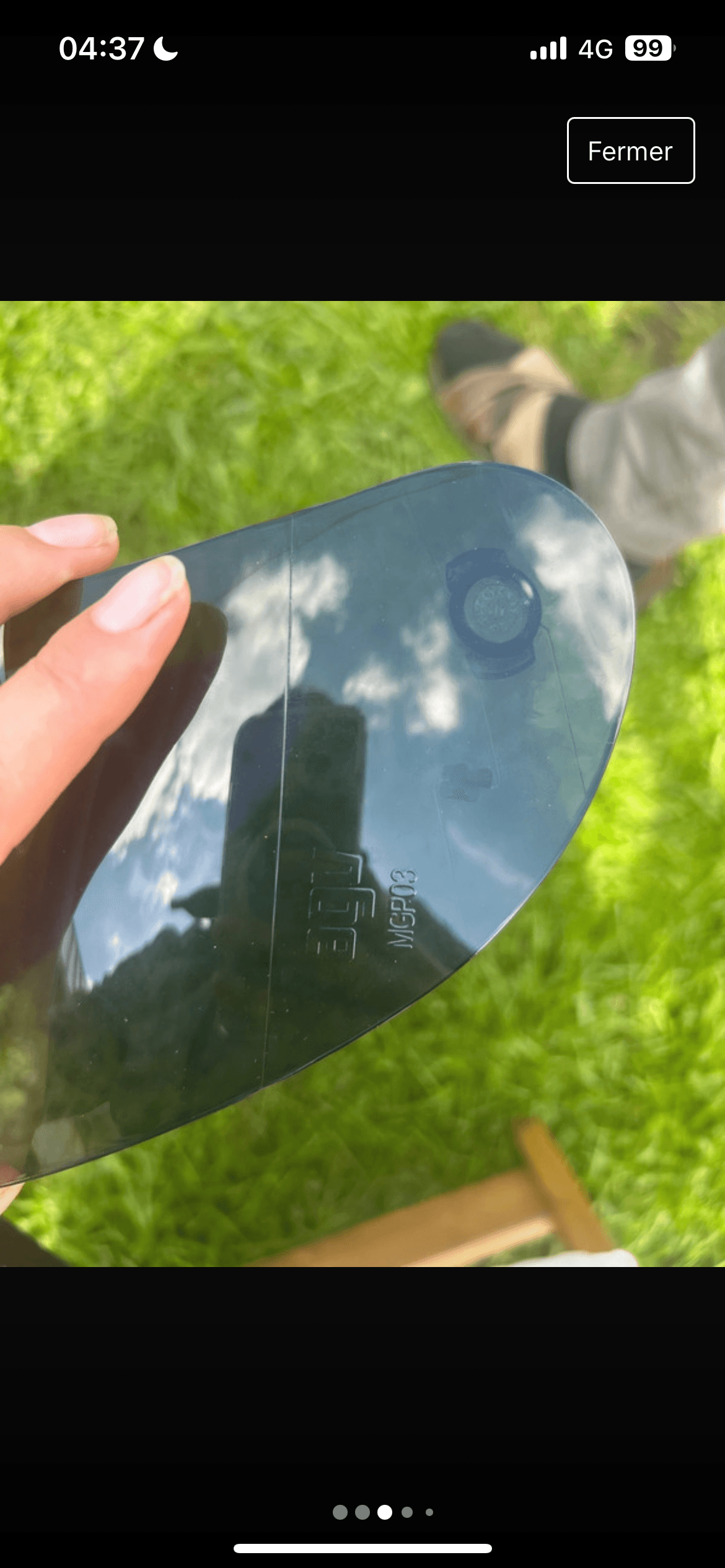 Visière fumée — photo 3/5