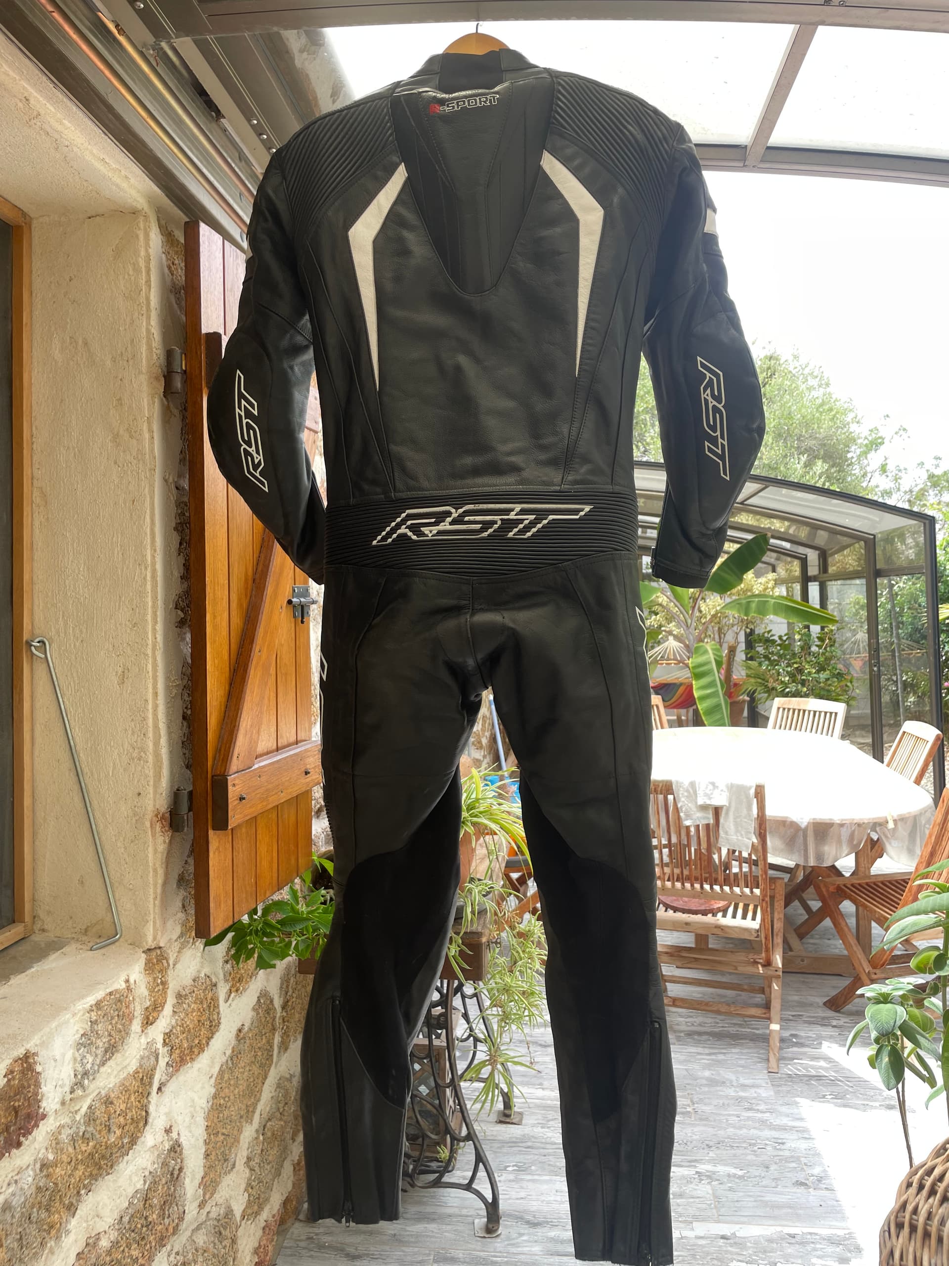 Combinaison cuir moto homme — photo 2/5