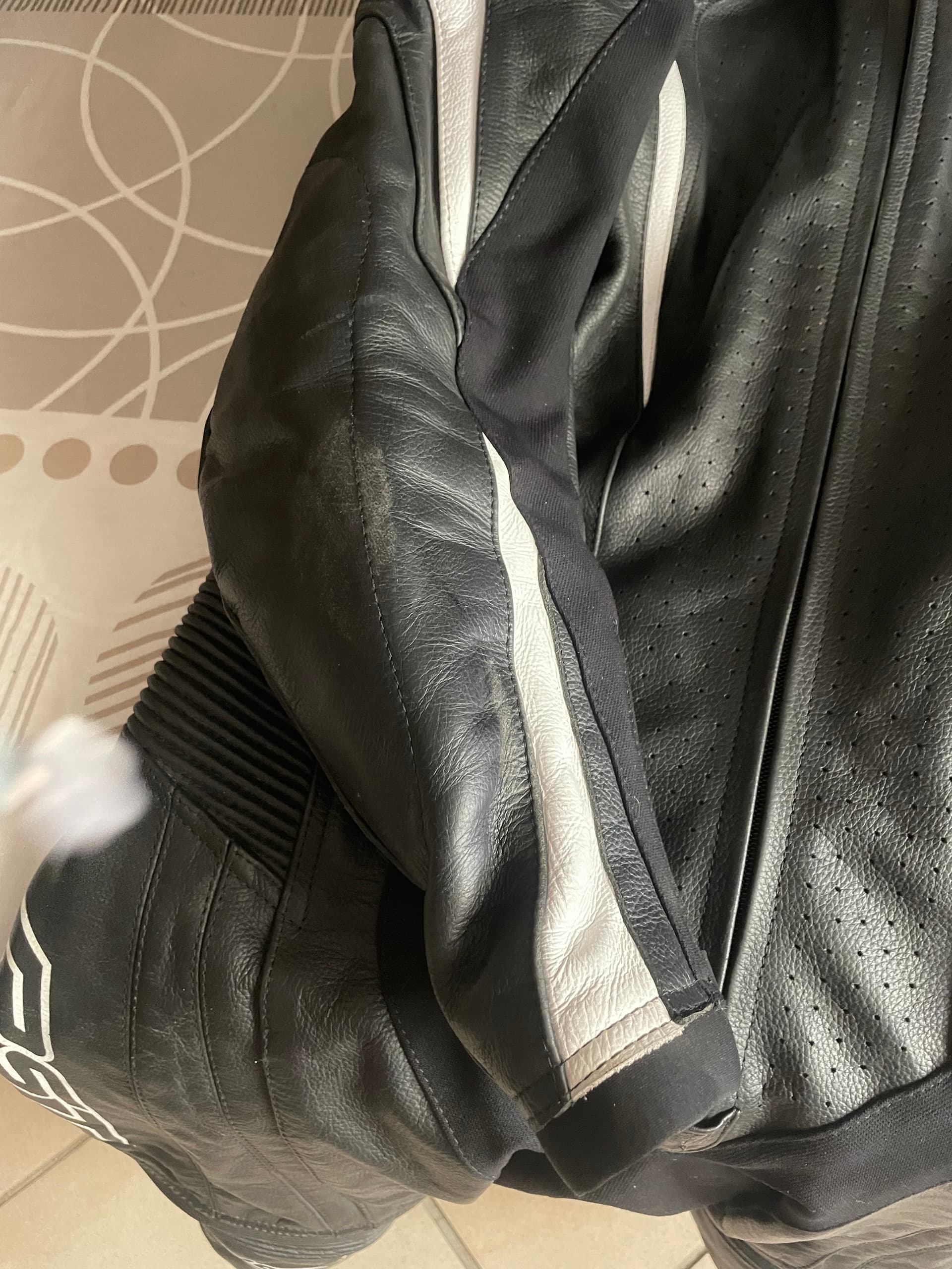 Combinaison cuir moto homme — photo 4/5