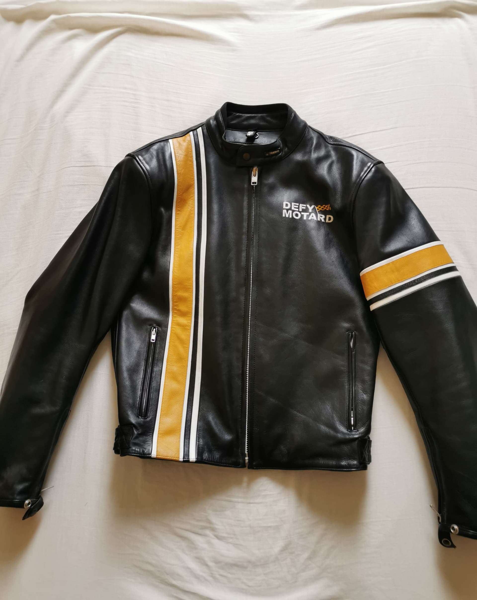 Blouson moto cuir Helston's
