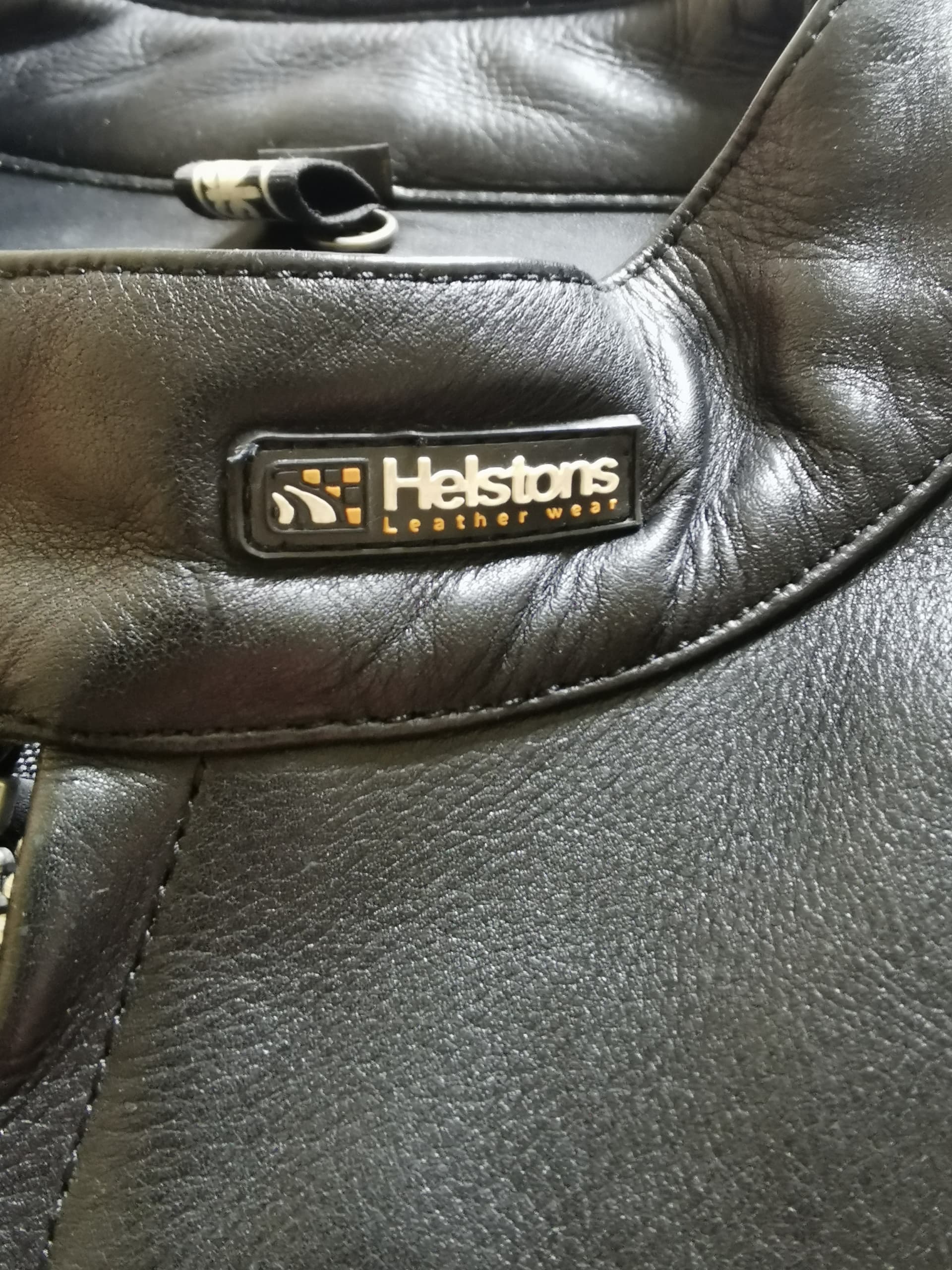 Blouson moto cuir Helston's — photo 2/5