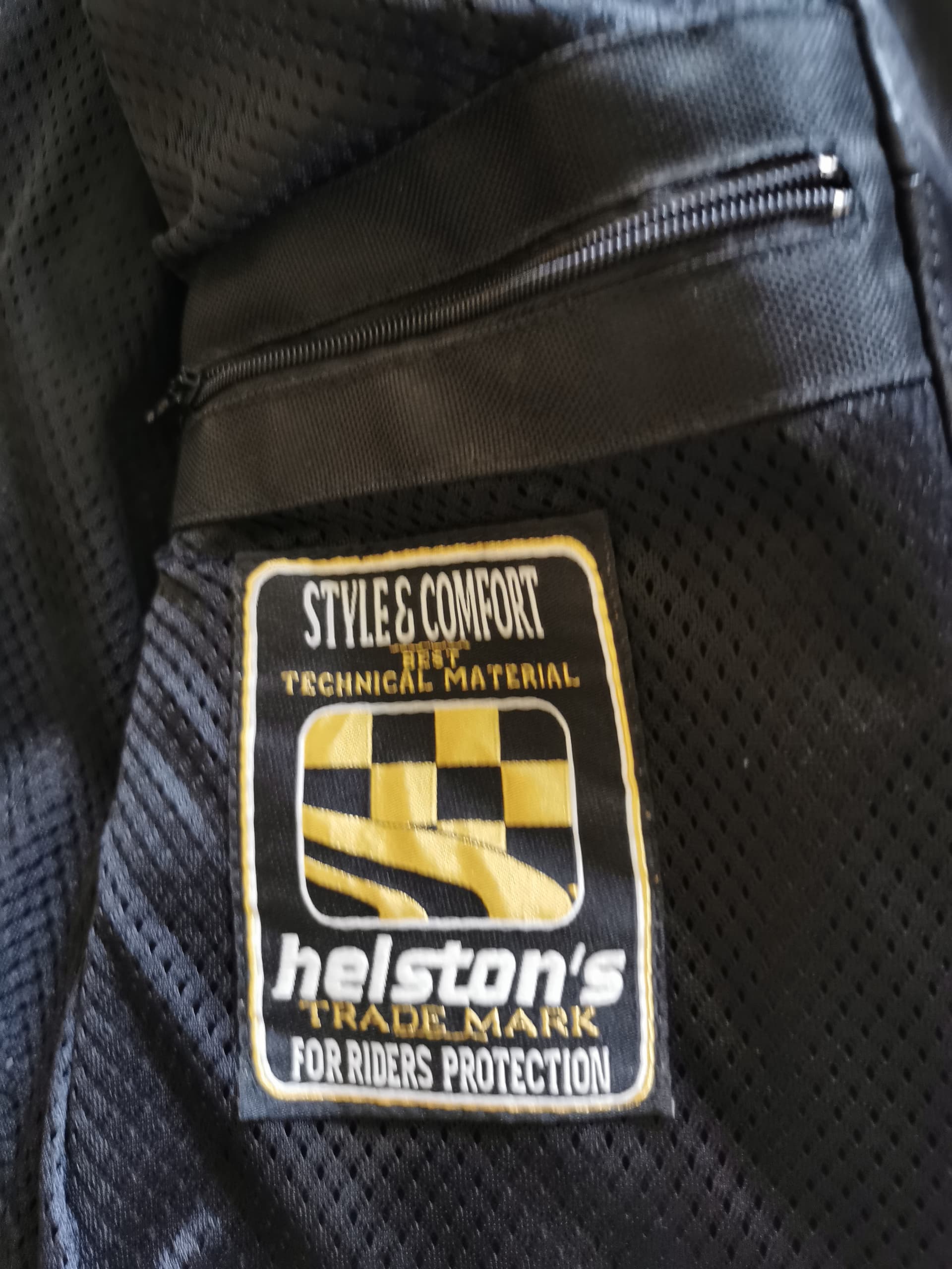 Blouson moto cuir Helston's — photo 4/5