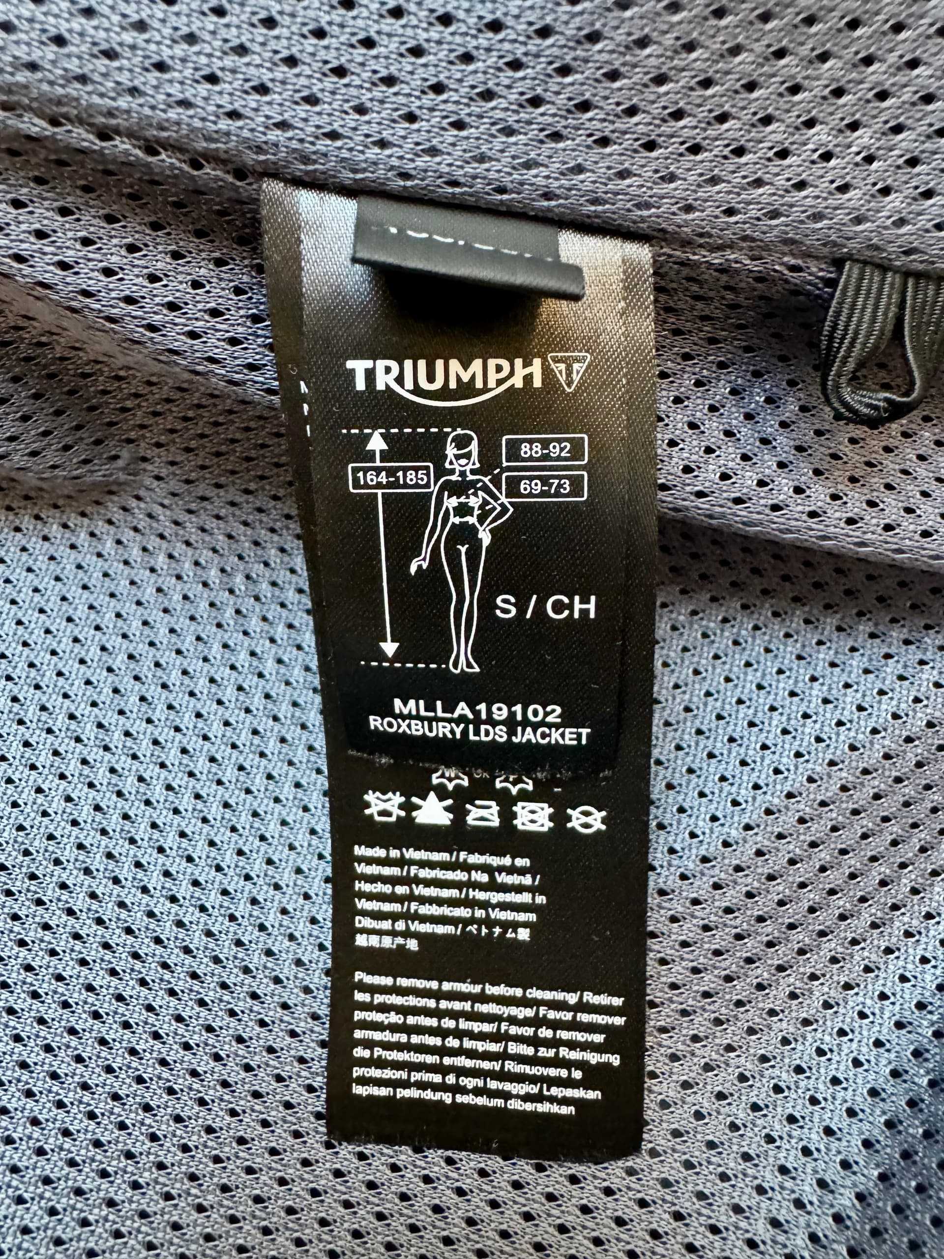 Blouson moto Triumph taille S — photo 5/5
