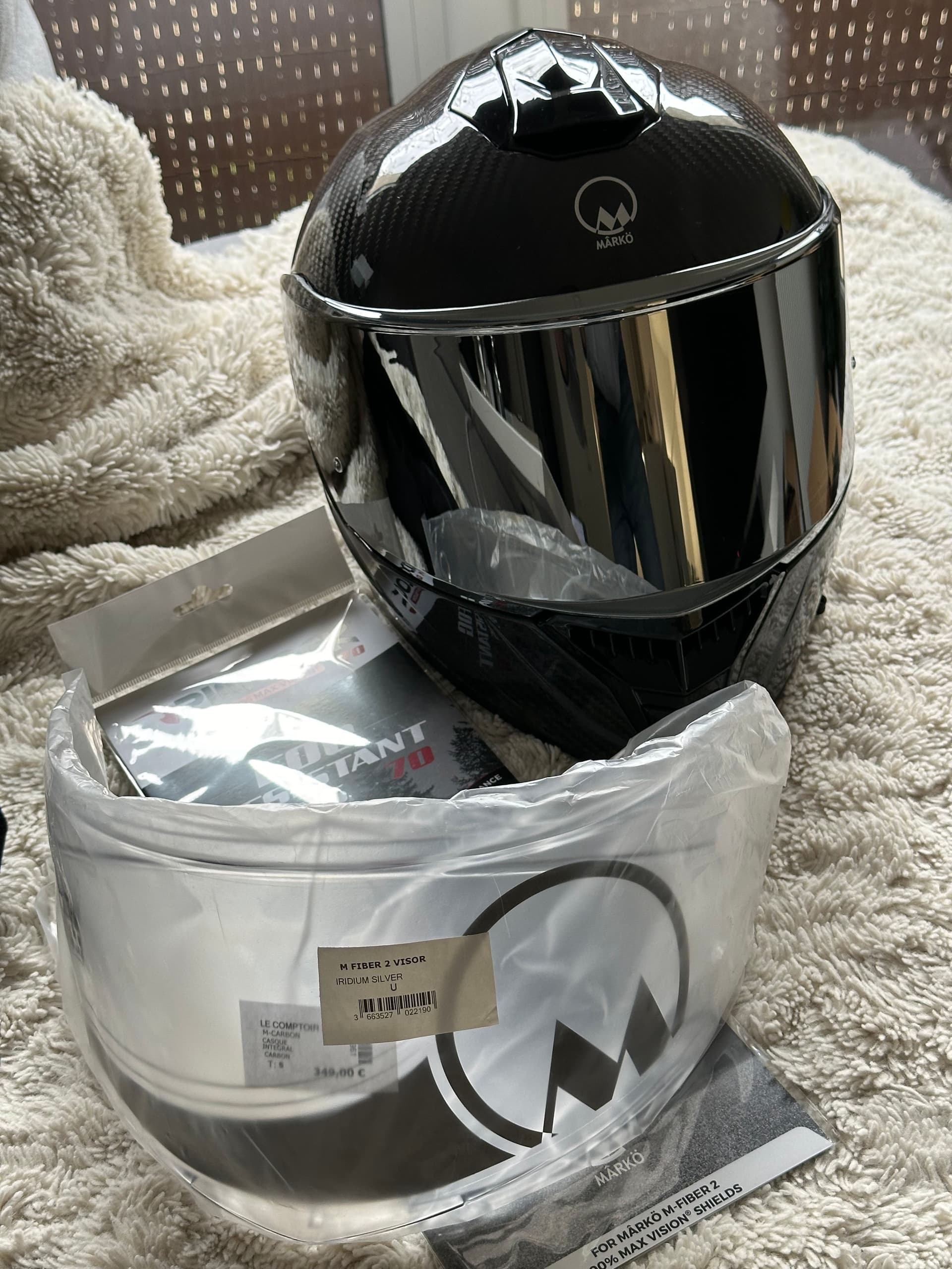 Casque Marko Helmets M-Carbon Taille S neuf — photo 3/3