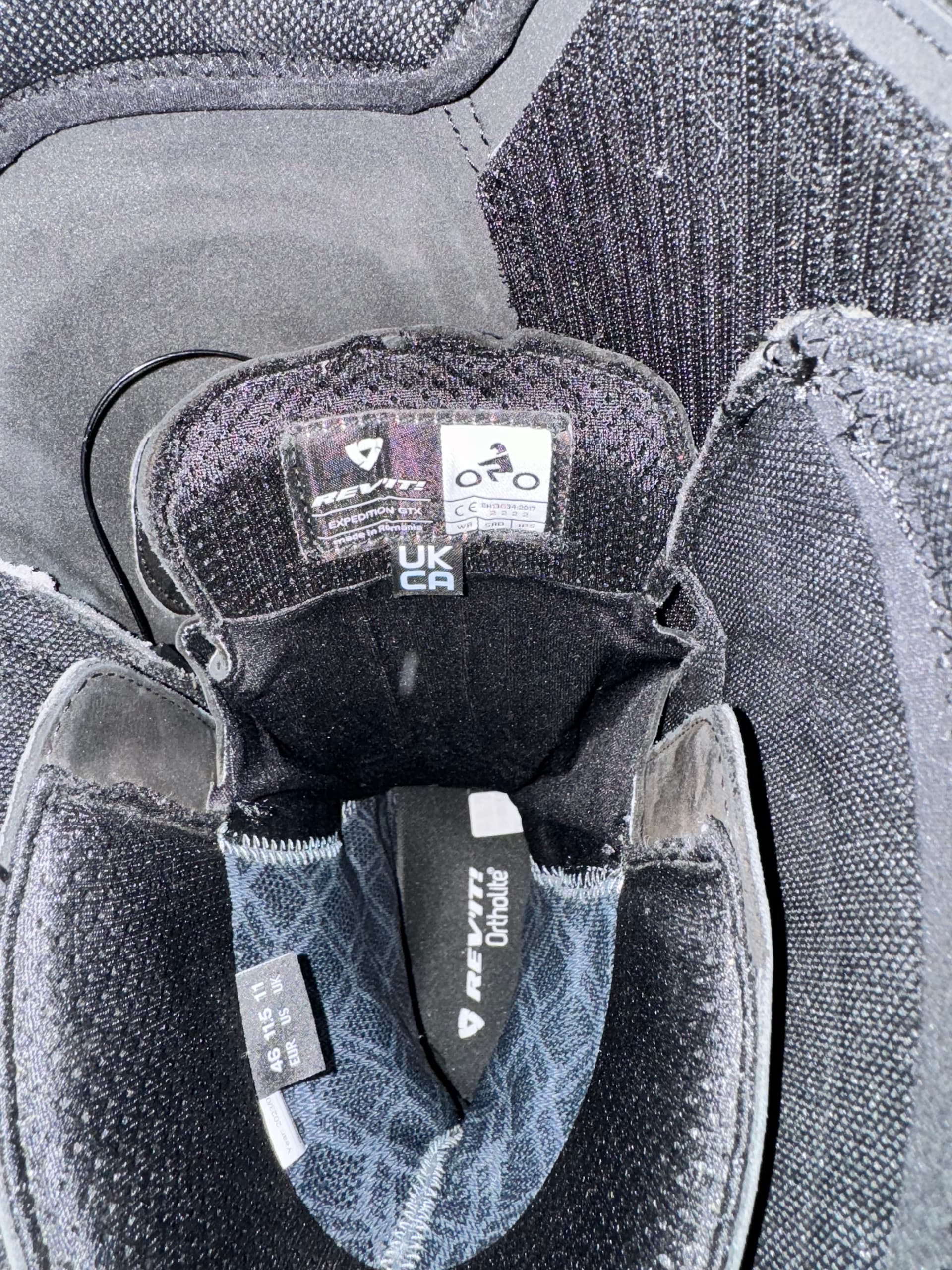 Bottes moto REV’IT Expedition GTX Noir - Gris — photo 2/5