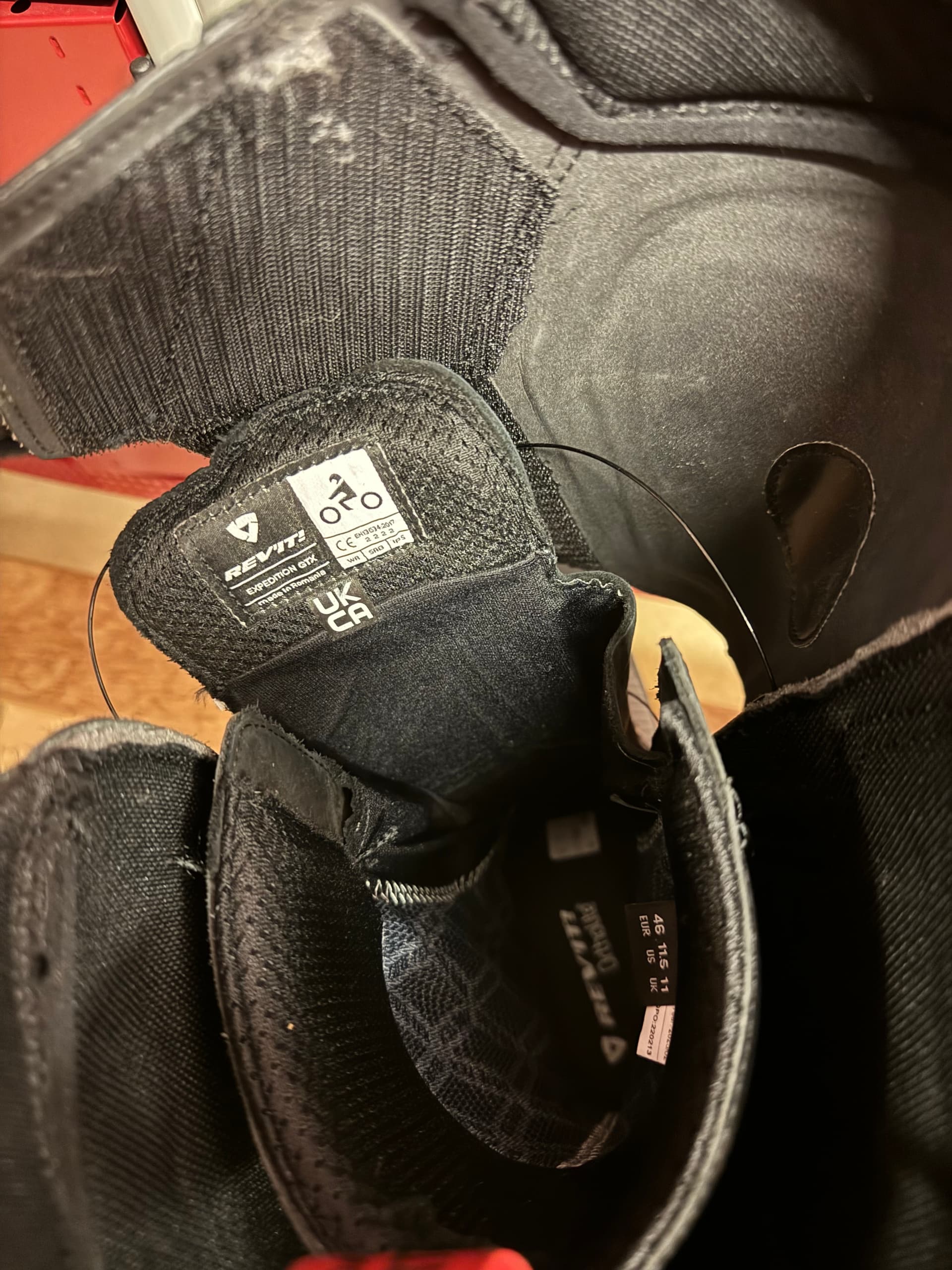 Bottes moto REV’IT Expedition GTX Noir - Gris — photo 3/5