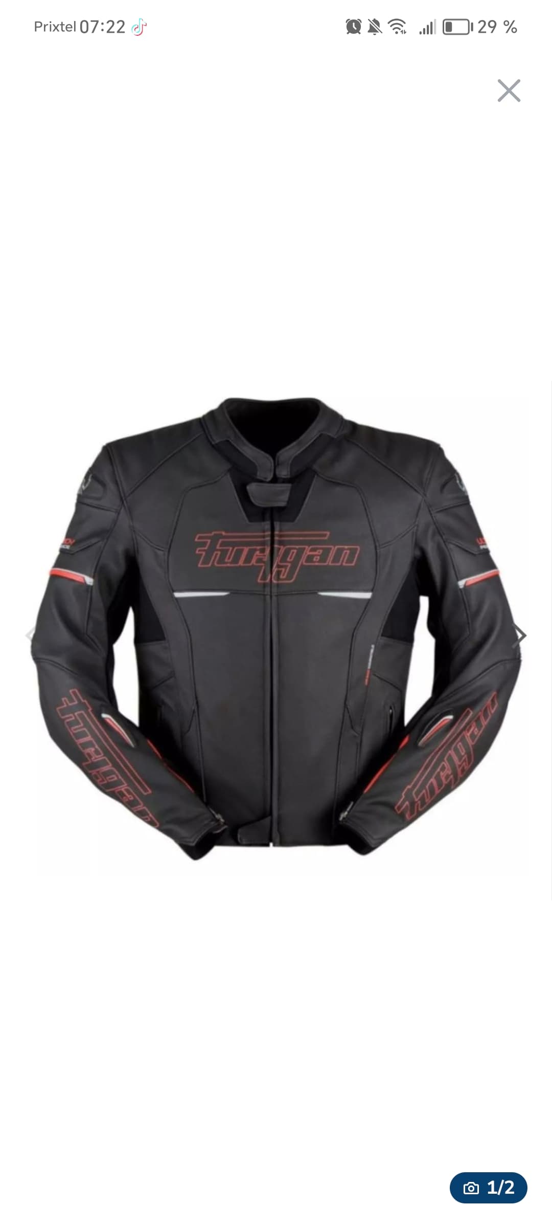 Veste moto furigan
